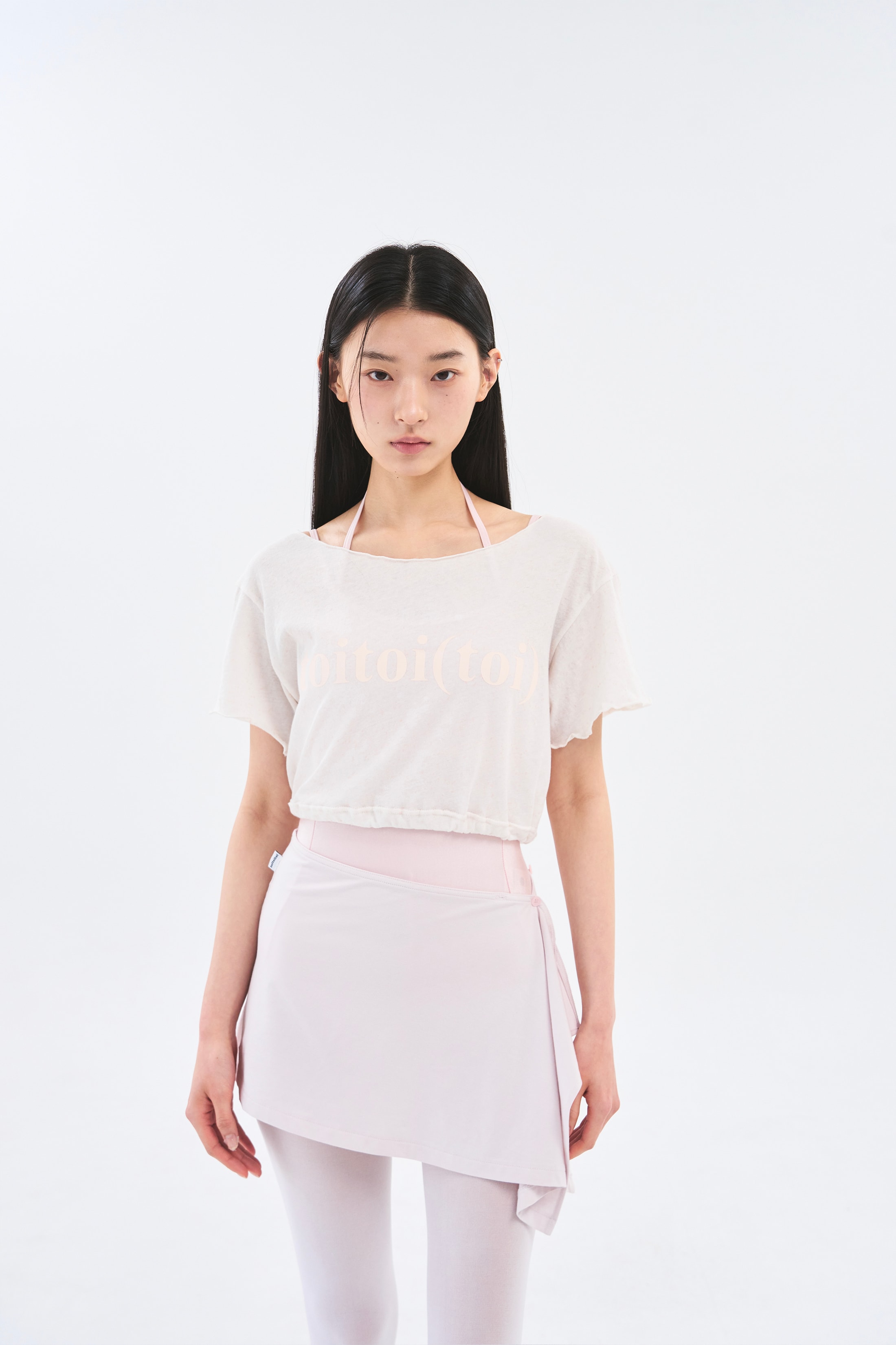 [3차 Reorder]Sparkling Crop Tee _ Vanilla Beige