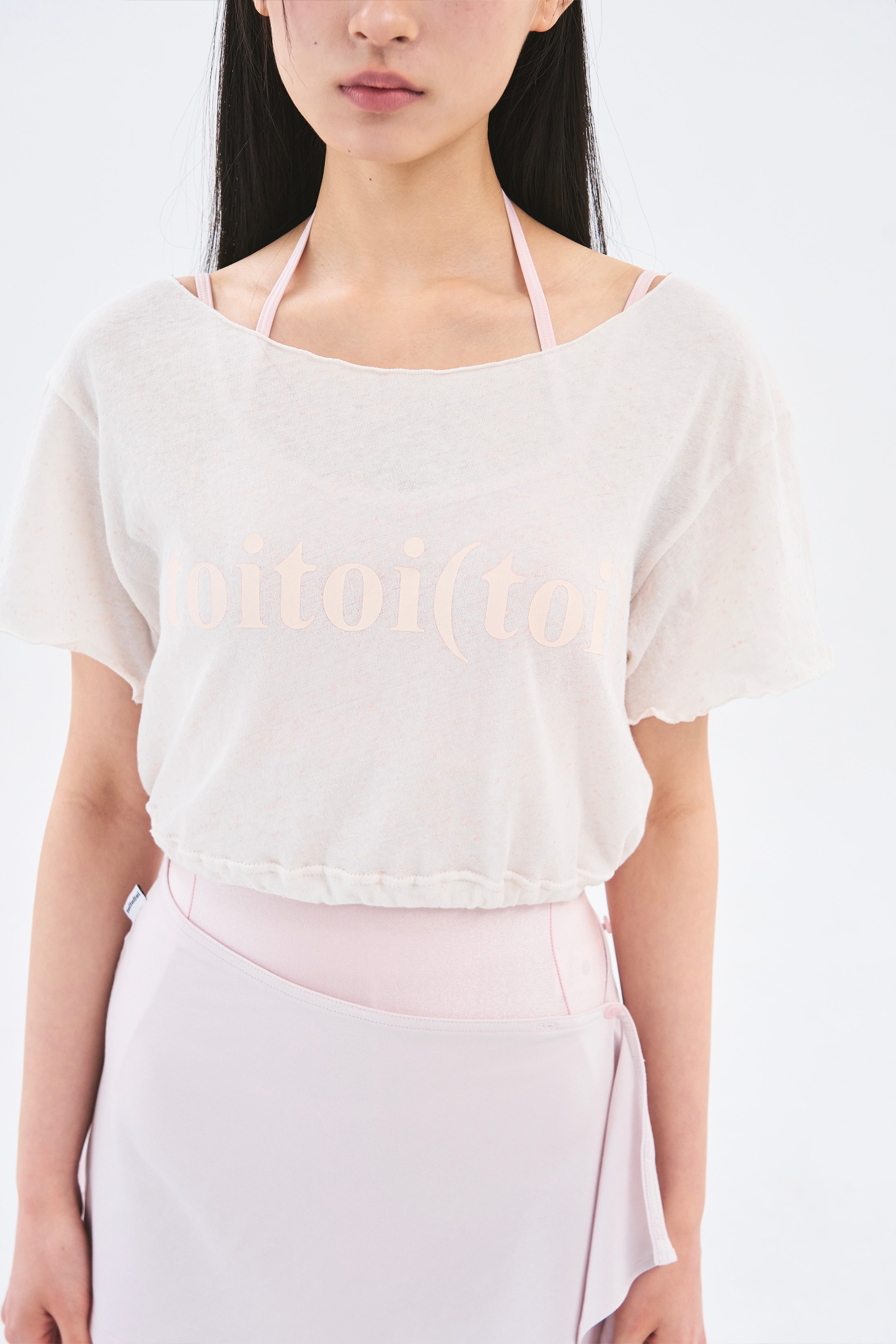 [3차 Reorder]Sparkling Crop Tee _ Vanilla Beige