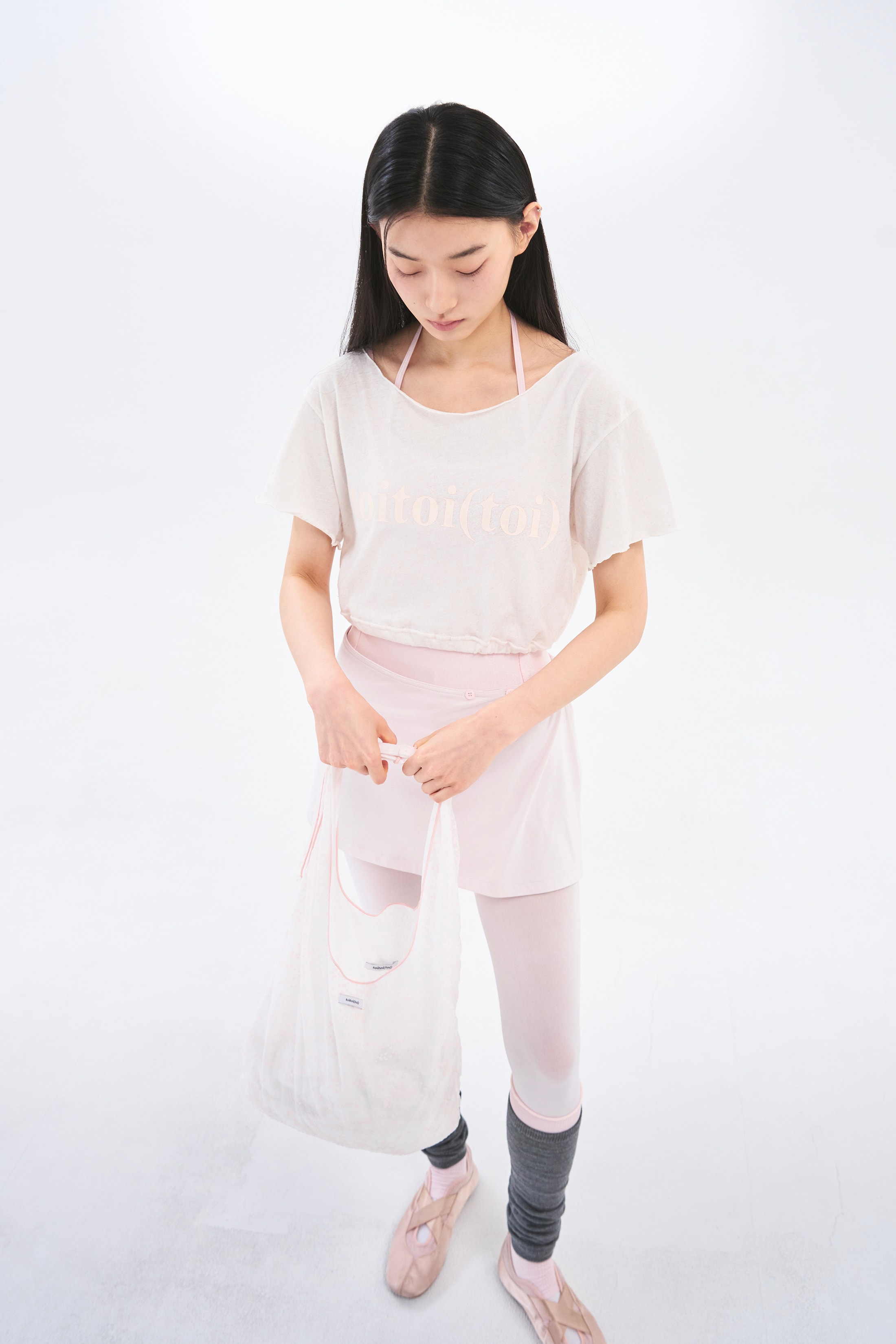 [3차 Reorder]Sparkling Crop Tee _ Vanilla Beige