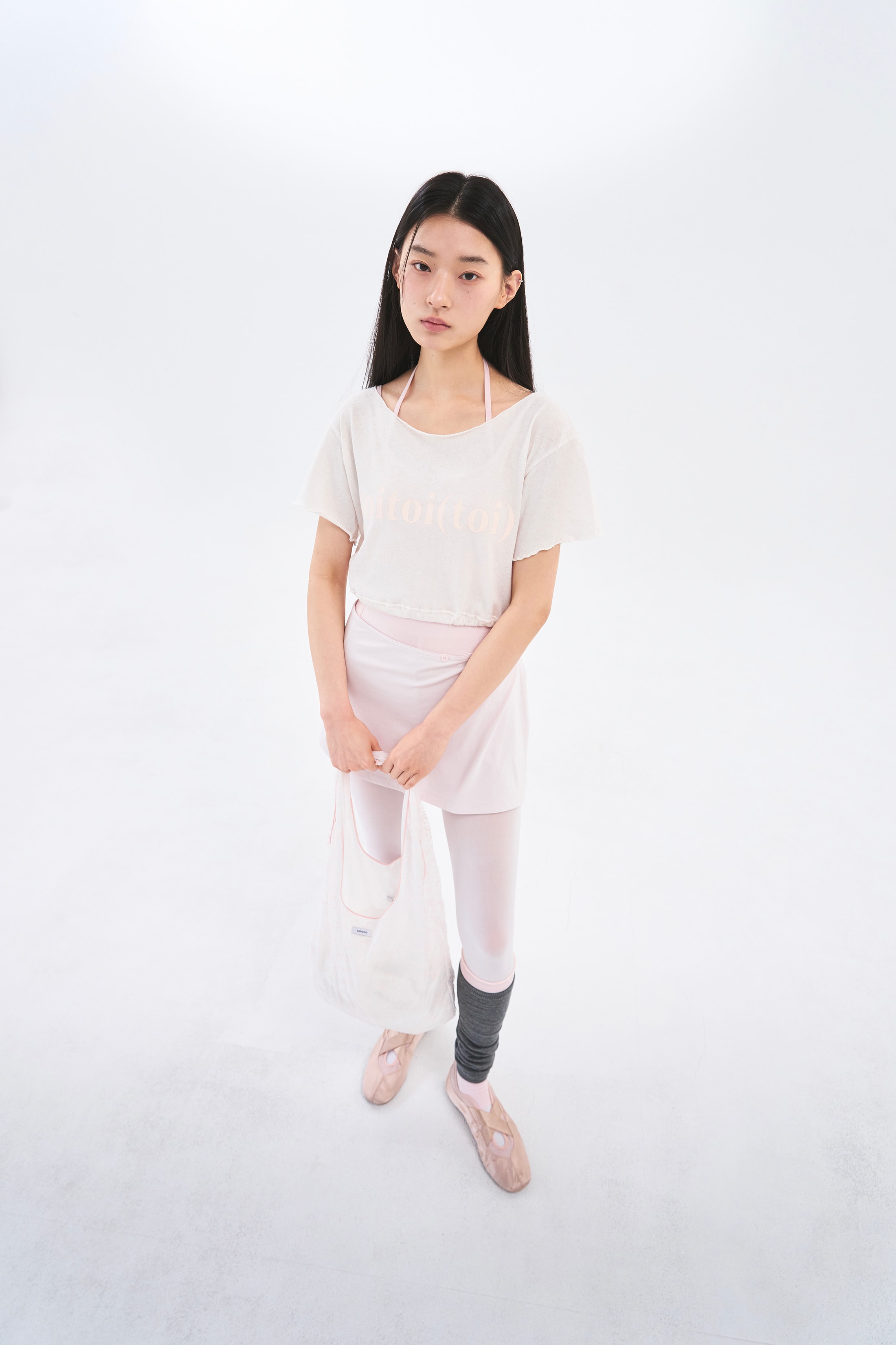[3차 Reorder]Sparkling Crop Tee _ Vanilla Beige