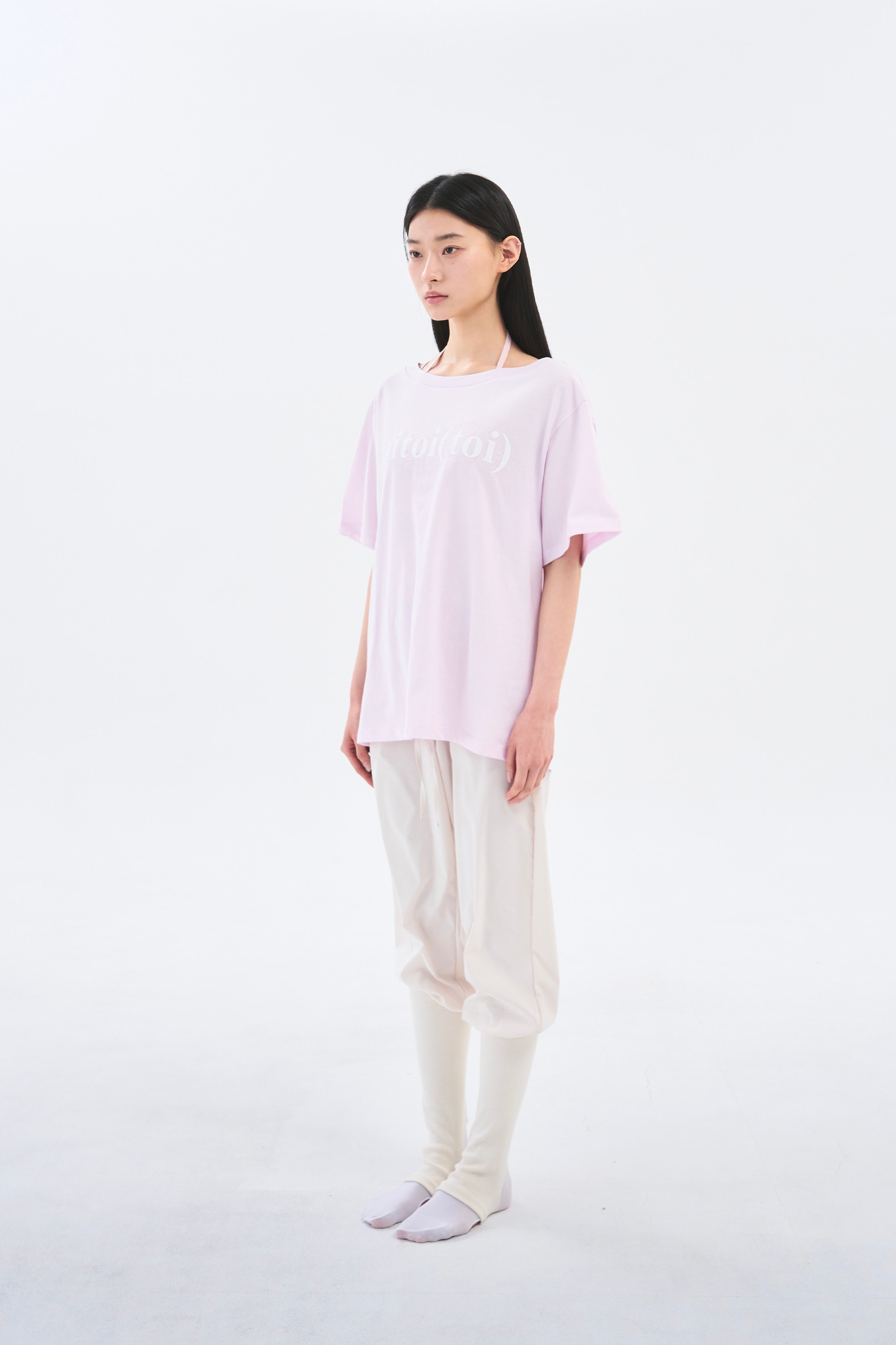 [4차 Reorder]Toitoi(toi) Drape Shoulder Tee _ Pale Pink