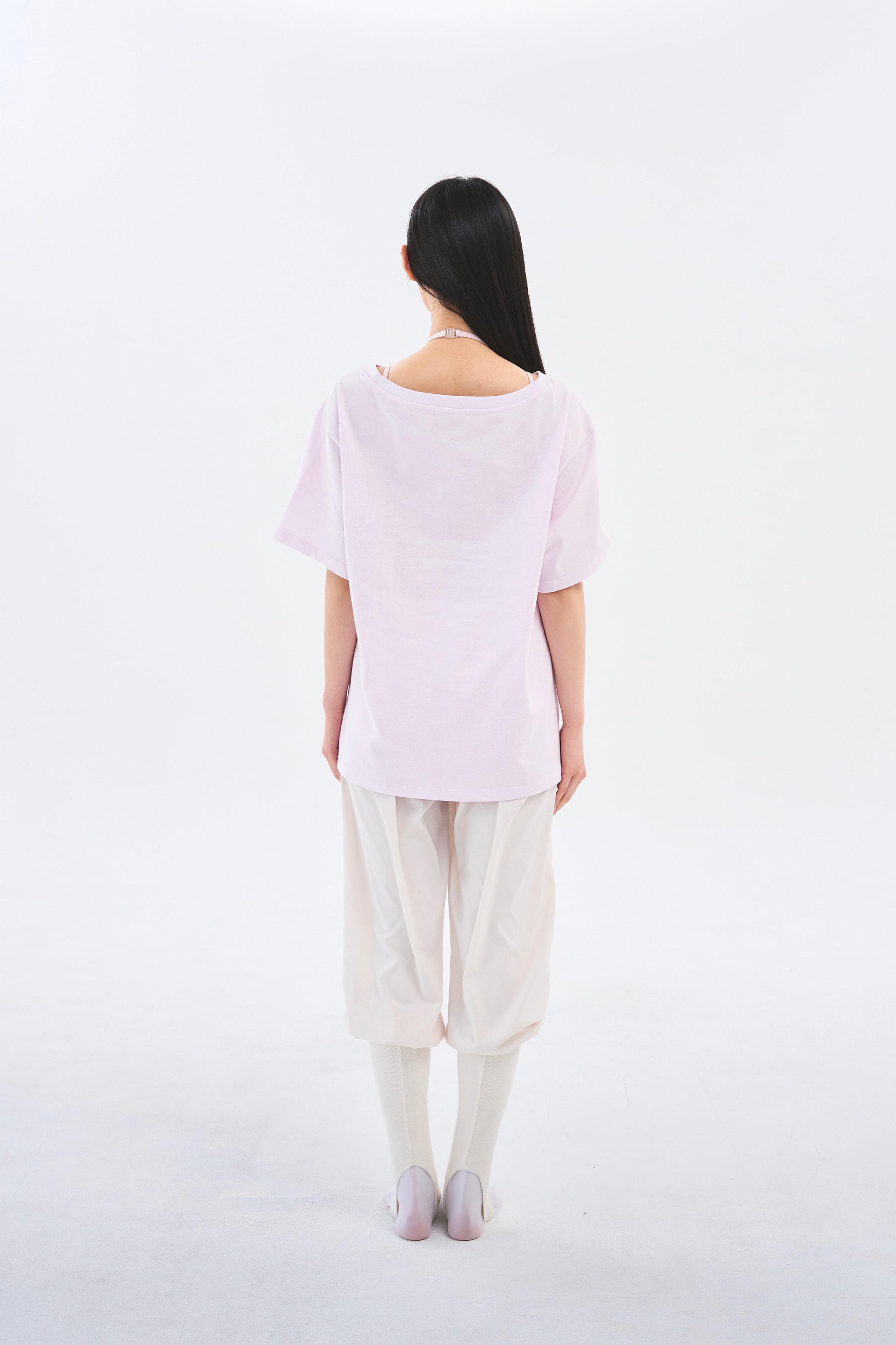 [4차 Reorder]Toitoi(toi) Drape Shoulder Tee _ Pale Pink