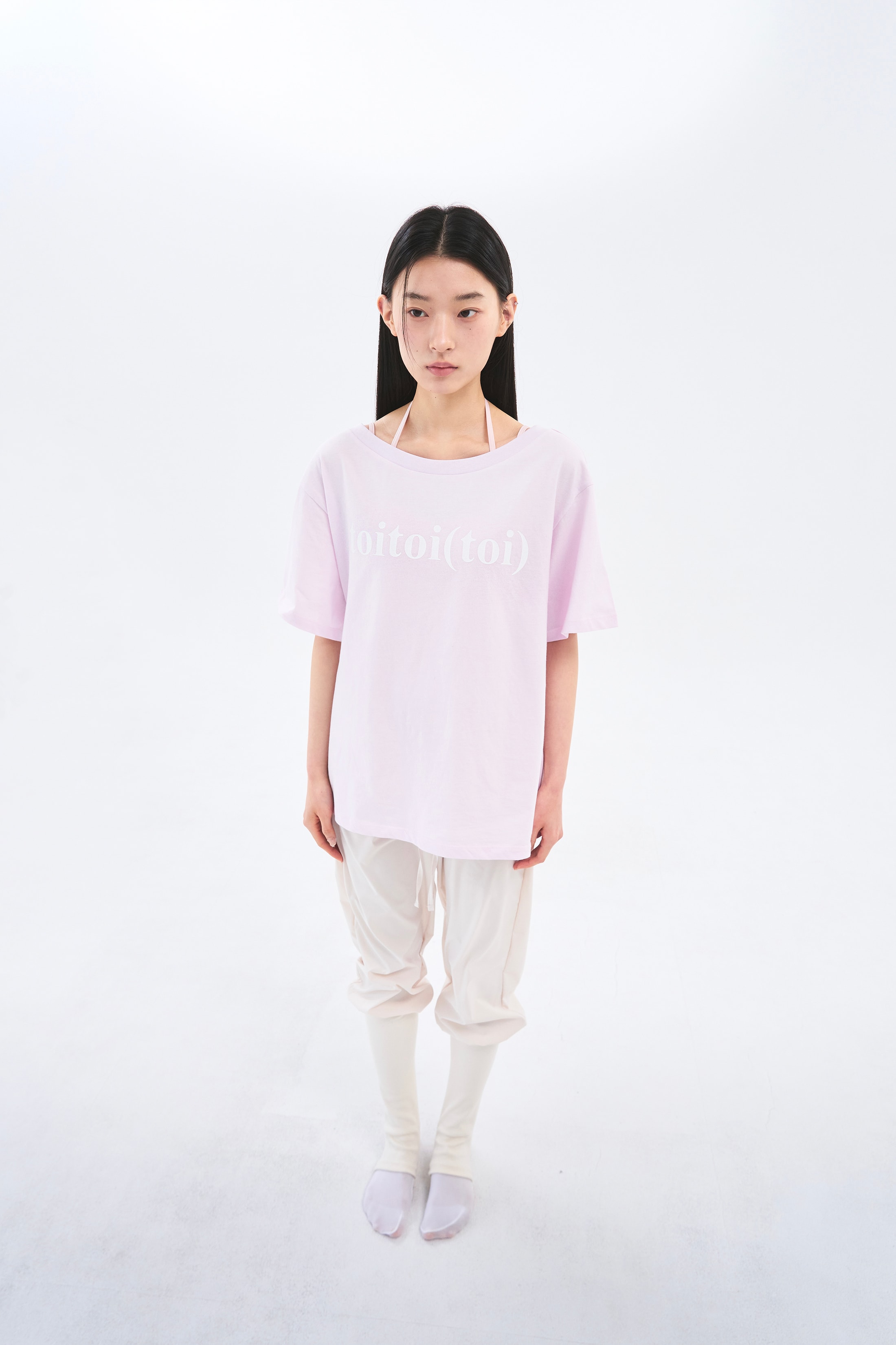 [4차 Reorder]Toitoi(toi) Drape Shoulder Tee _ Pale Pink