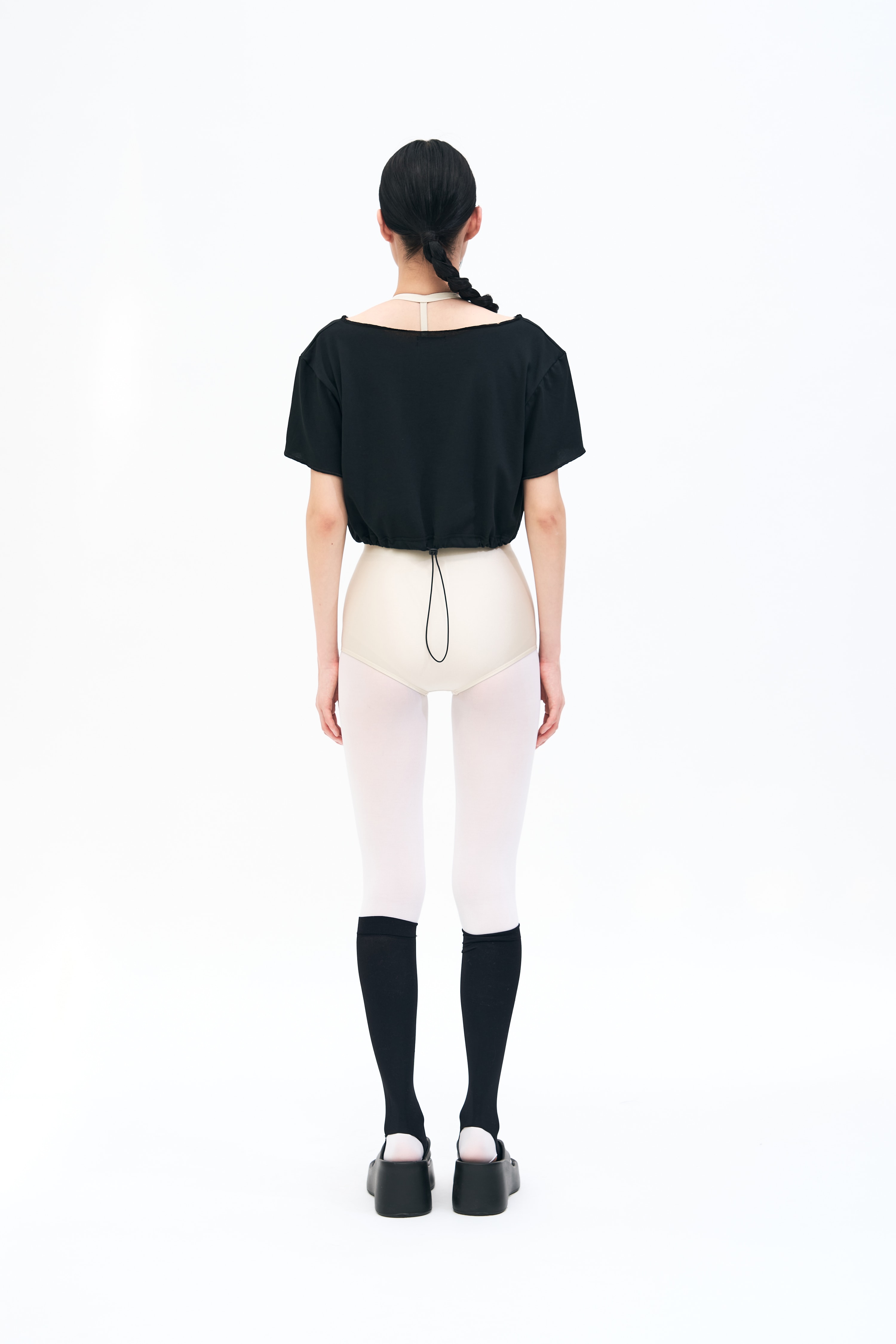 [7/22 수요일 순차예약발송]Toitoi Logo Crop tee _ BLACK