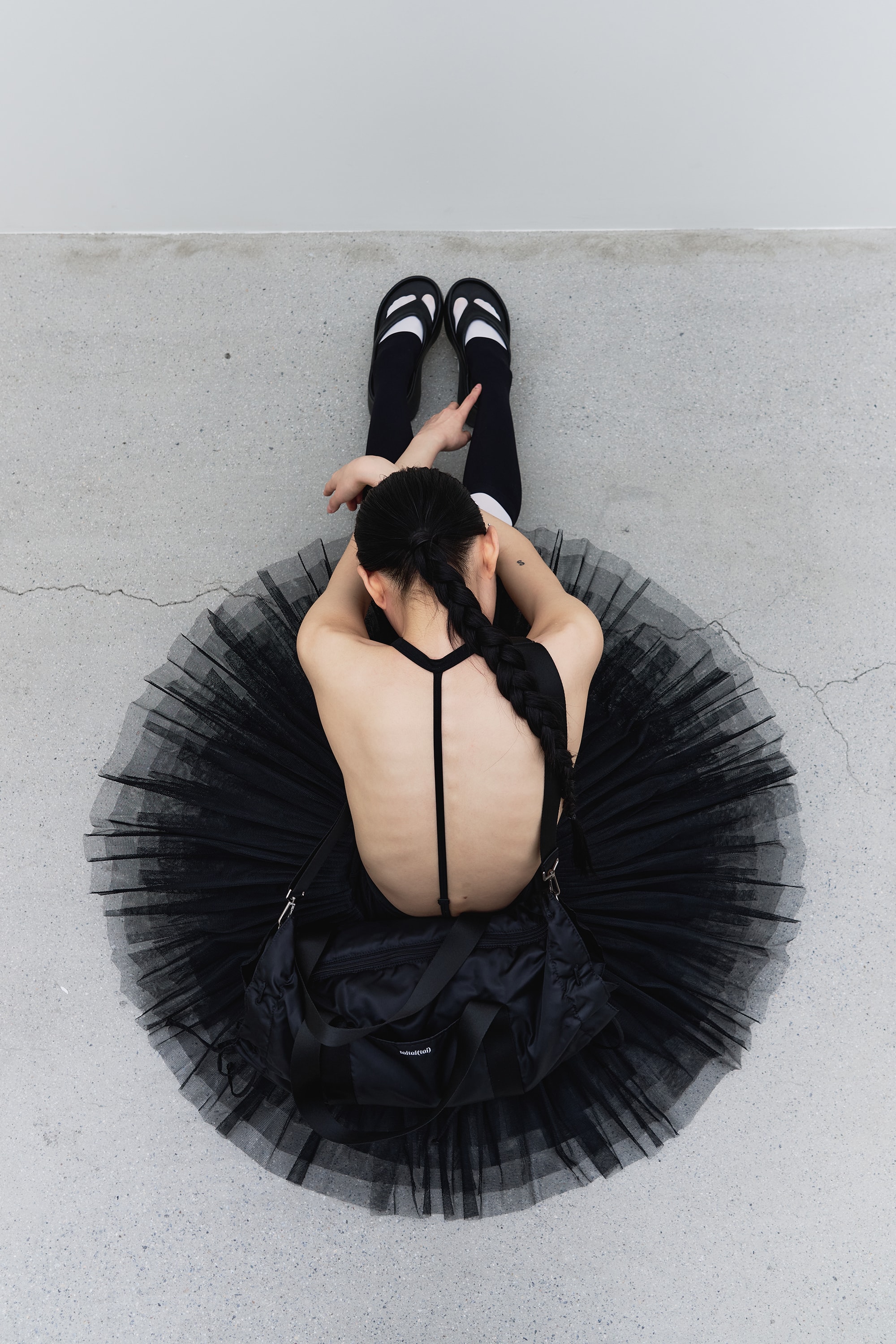 Backbone Leotard _ BLACK