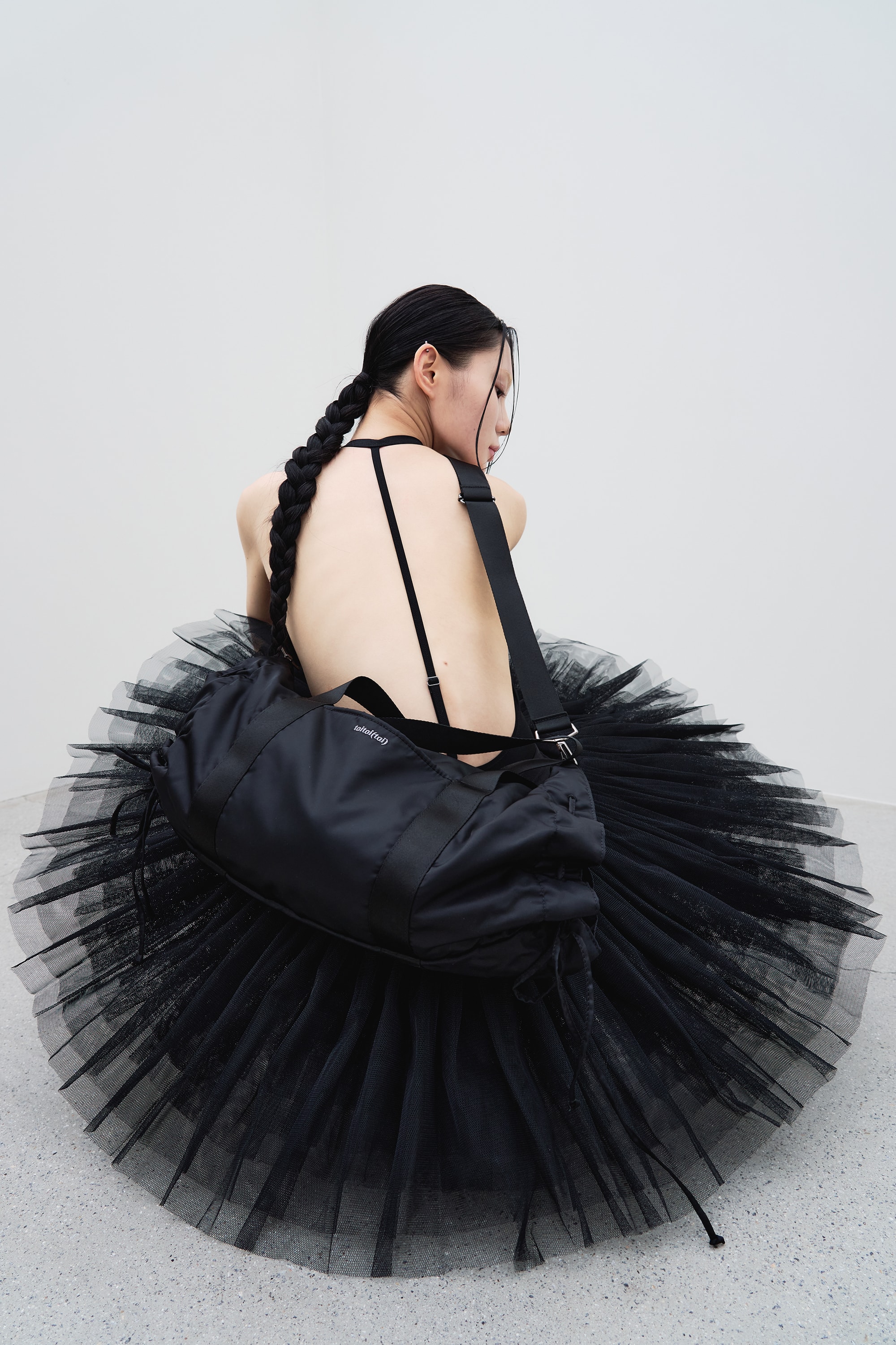 Backbone Leotard _ BLACK