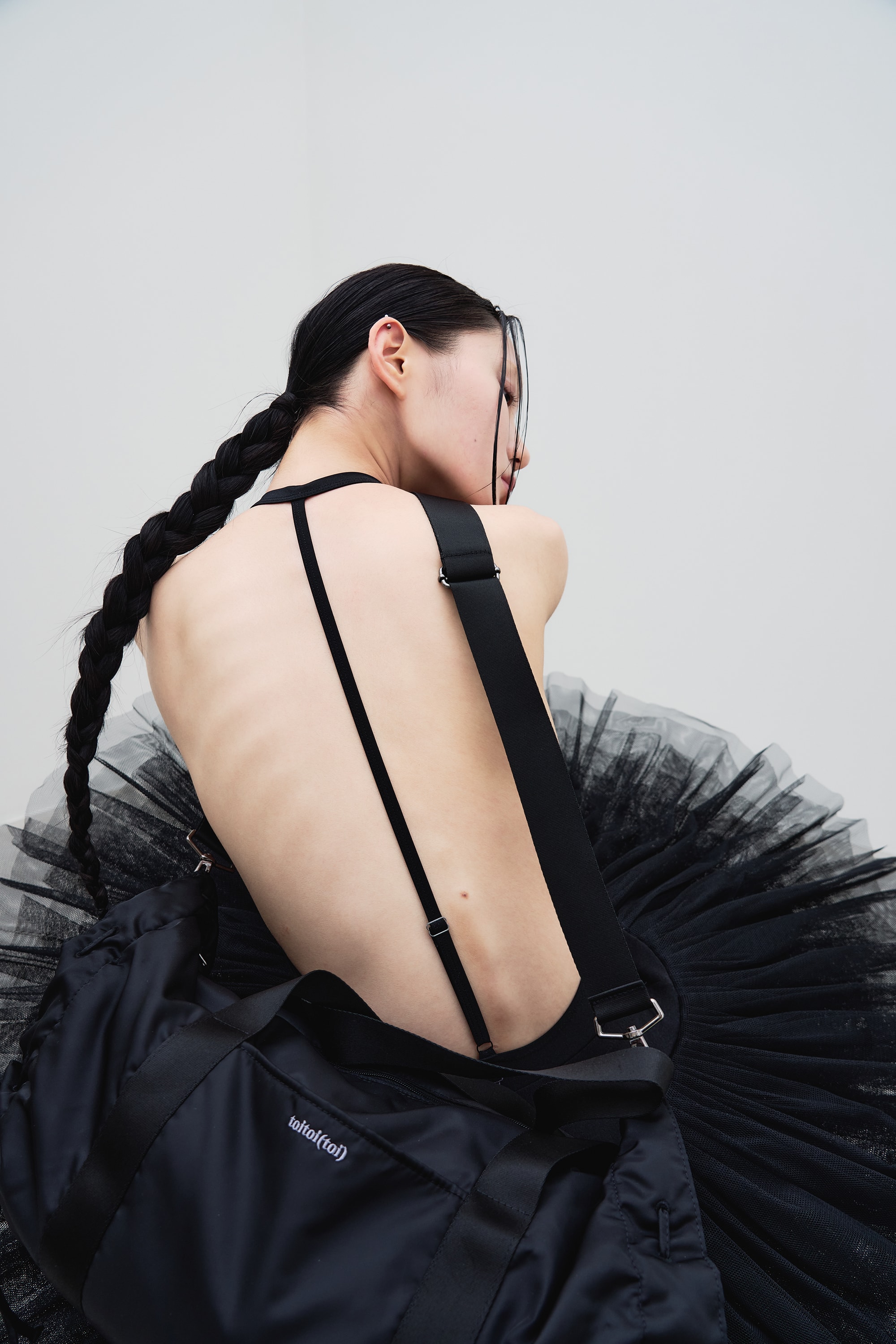 Backbone Leotard _ BLACK