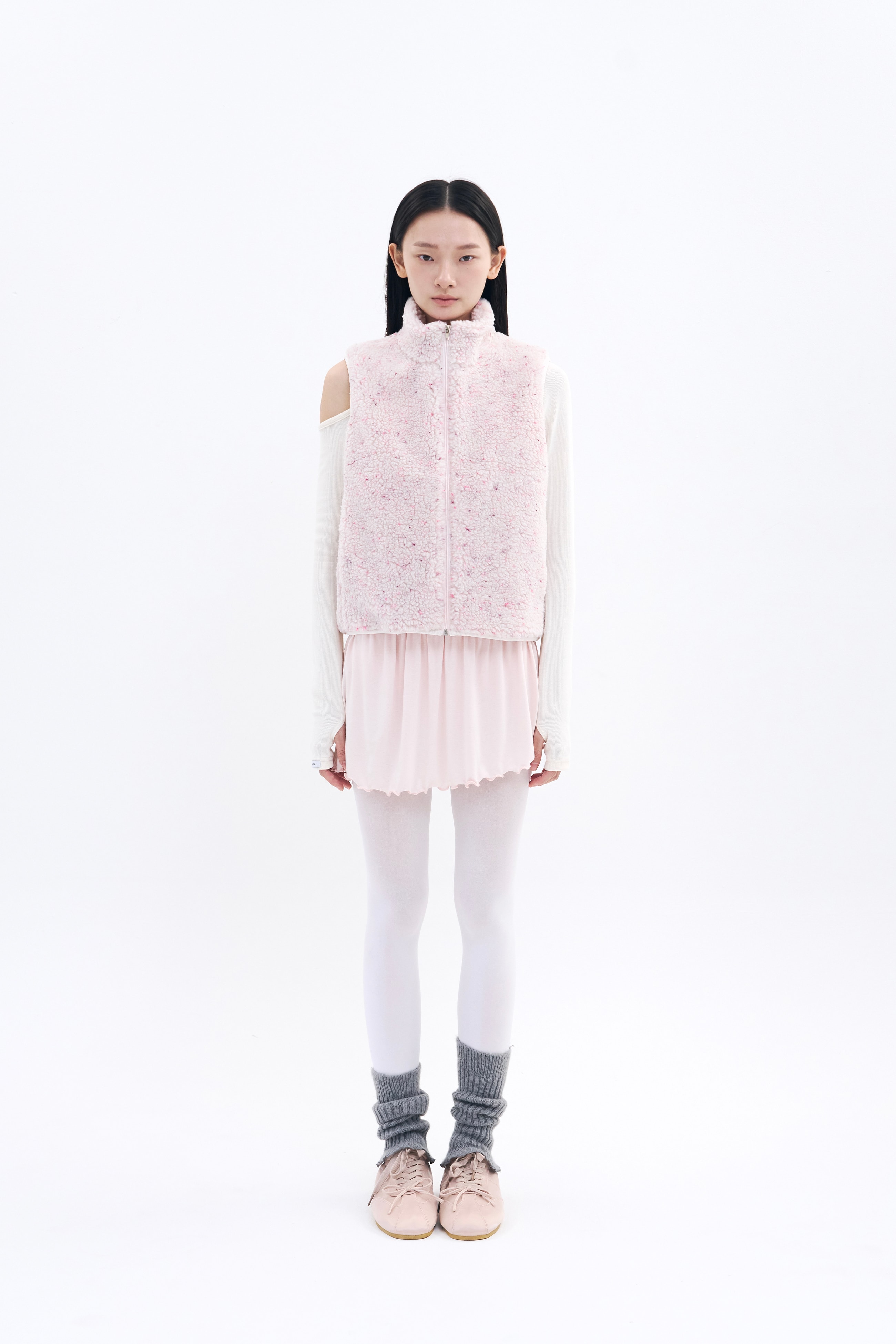Cloud Nepp Vest _ Cotton Candy Pink