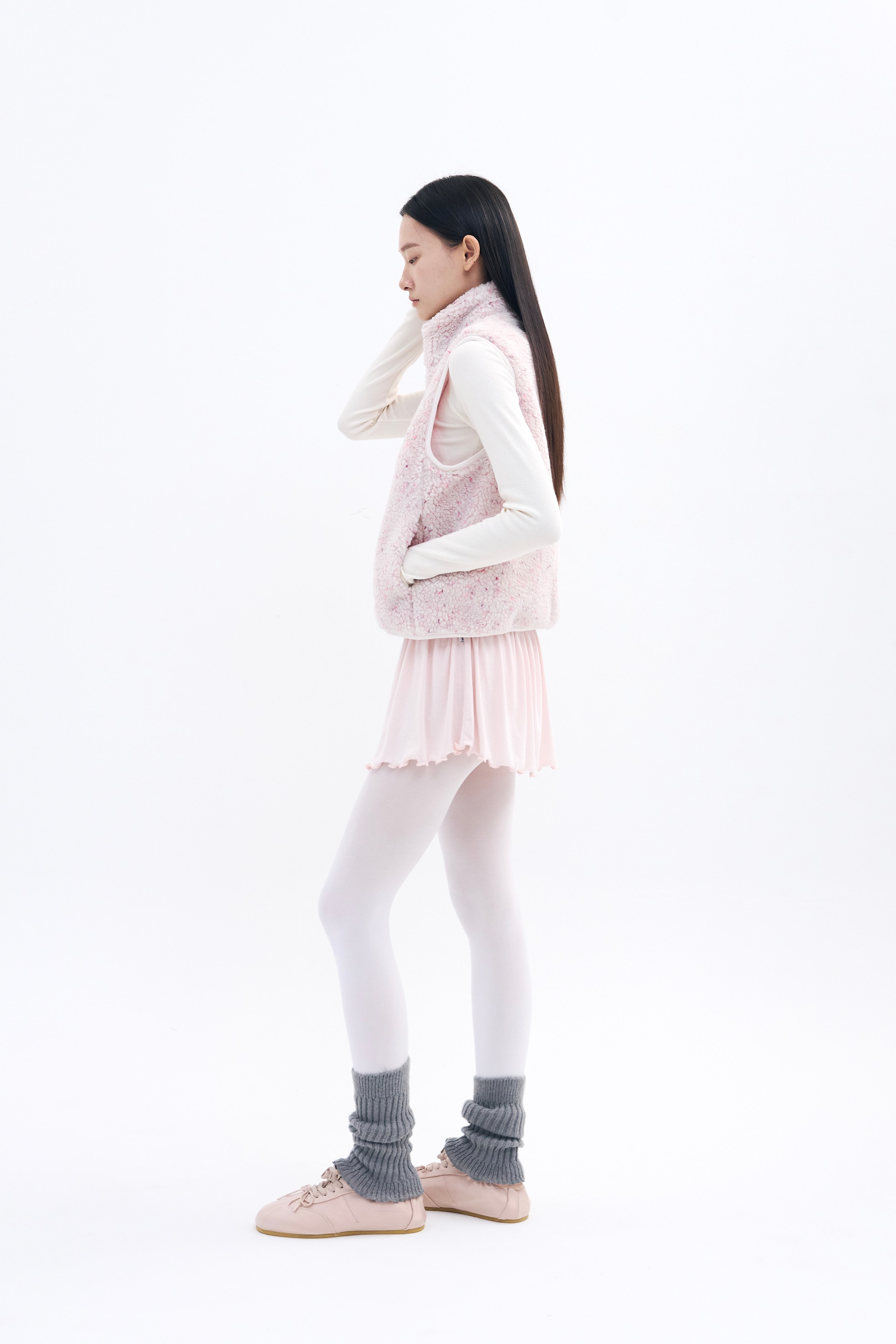 Cloud Nepp Vest _ Cotton Candy Pink