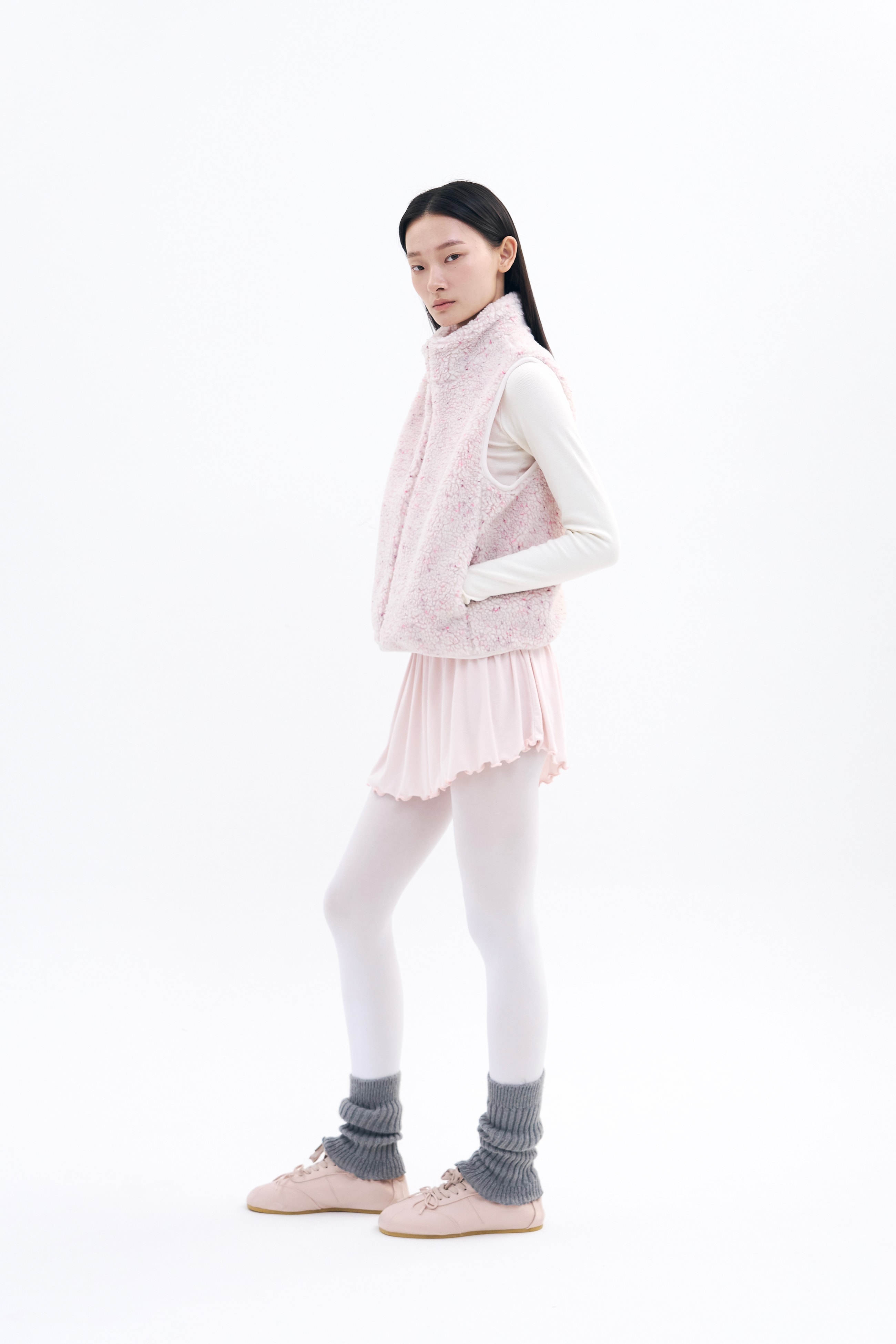 Cloud Nepp Vest _ Cotton Candy Pink