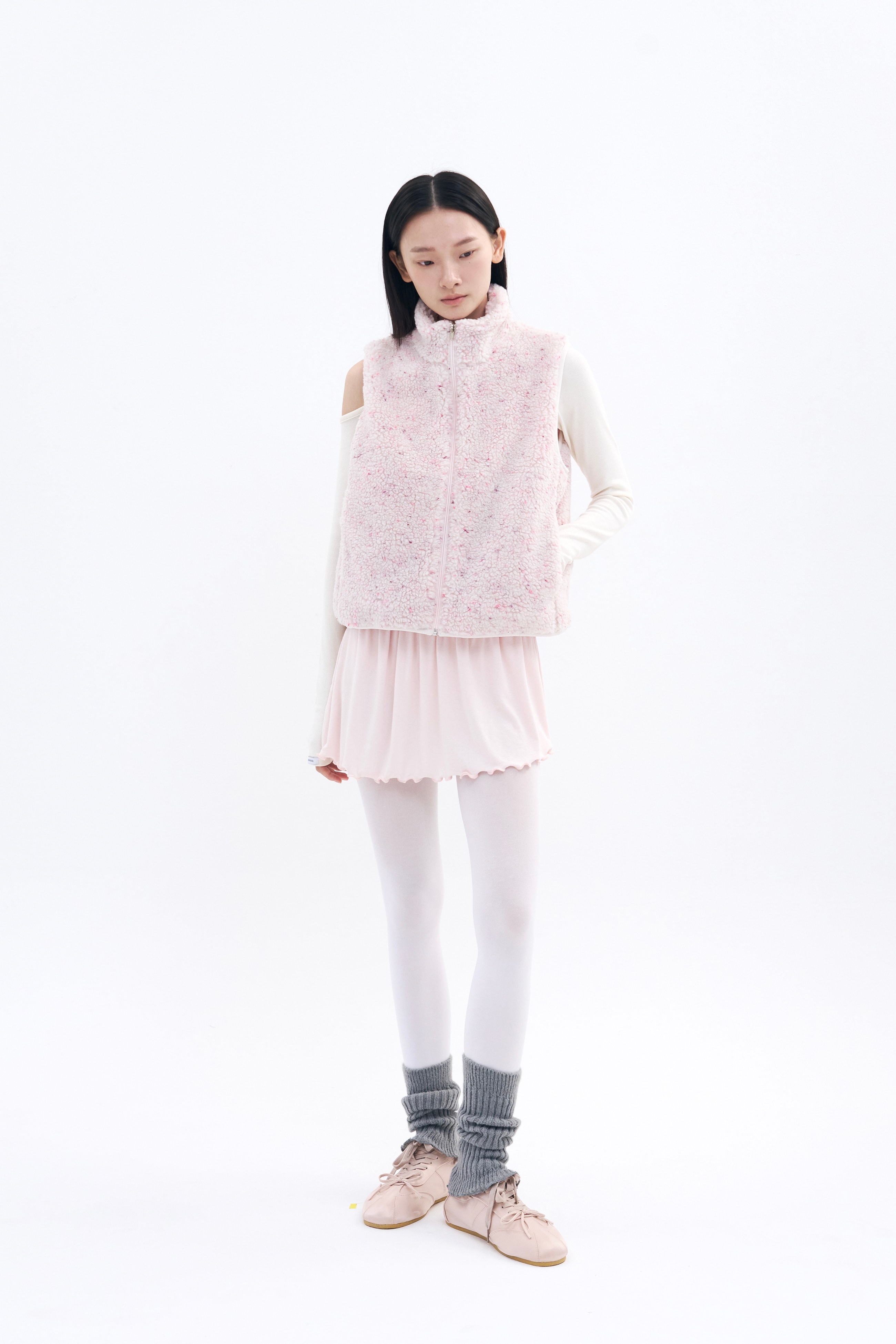 Cloud Nepp Vest _ Cotton Candy Pink