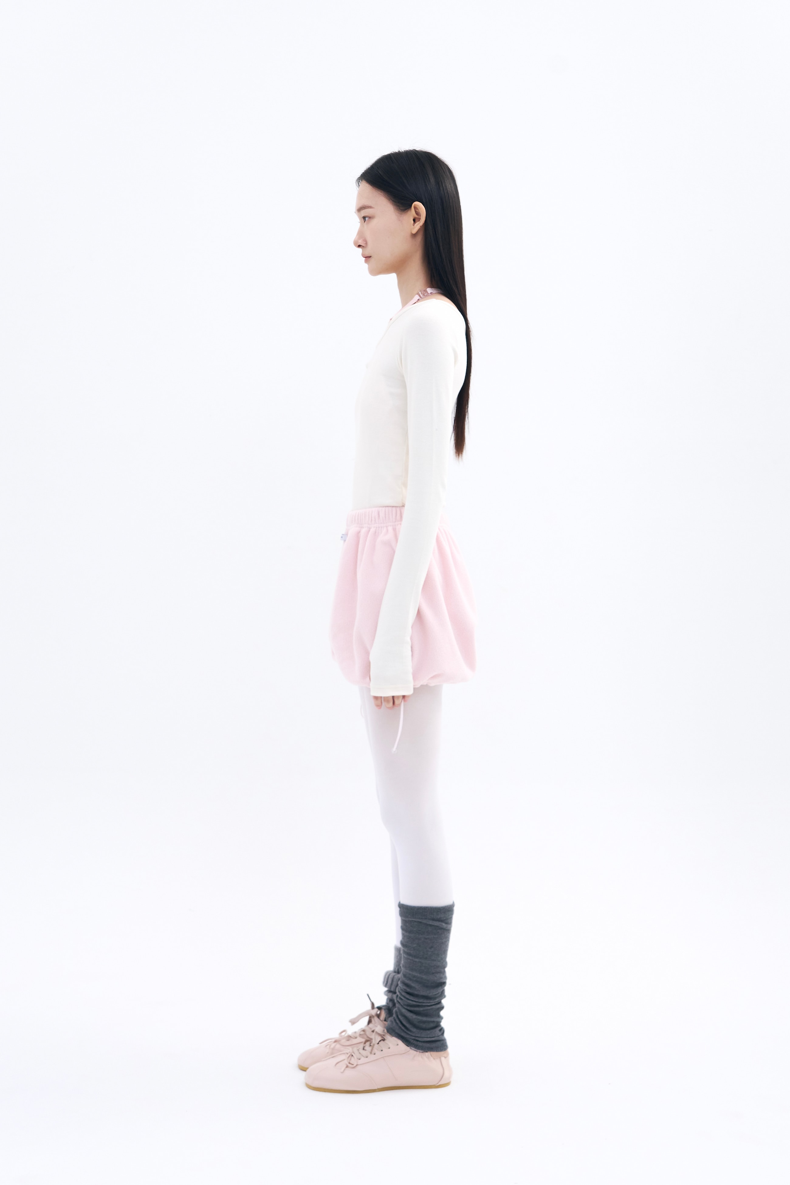 [19차 Reorder|10월 2주차 순차예약발송] Fleece Puff shorts _ Powder Pink