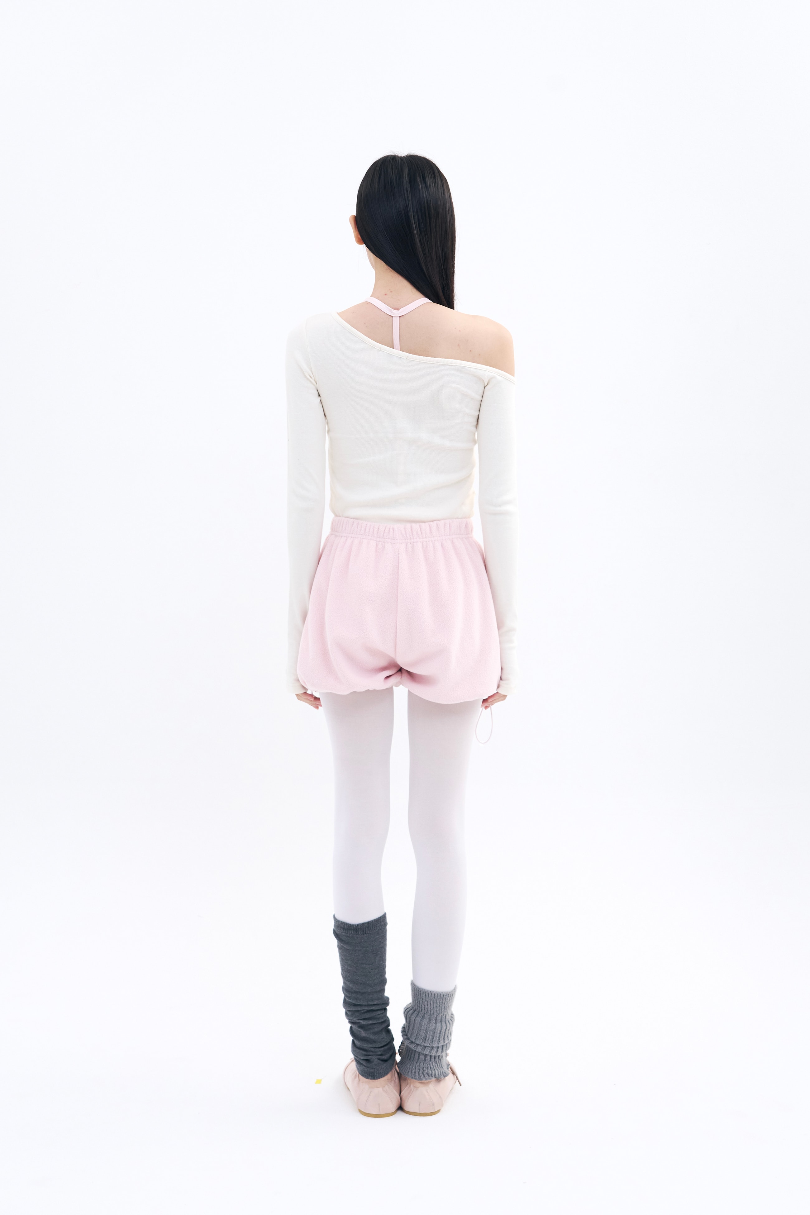 [19차 Reorder|10월 2주차 순차예약발송] Fleece Puff shorts _ Powder Pink