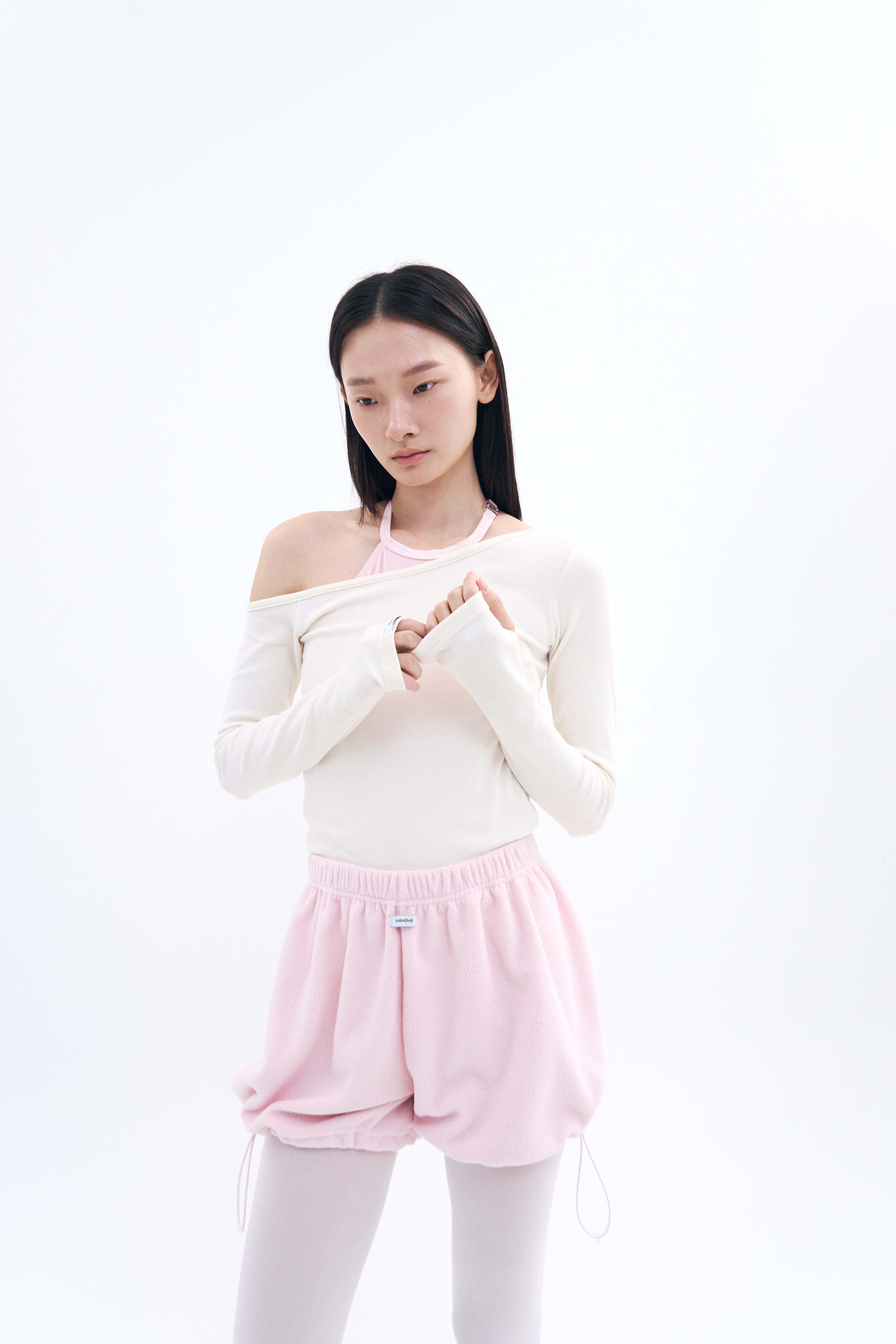 [19차 Reorder|10월 2주차 순차예약발송] Fleece Puff shorts _ Powder Pink