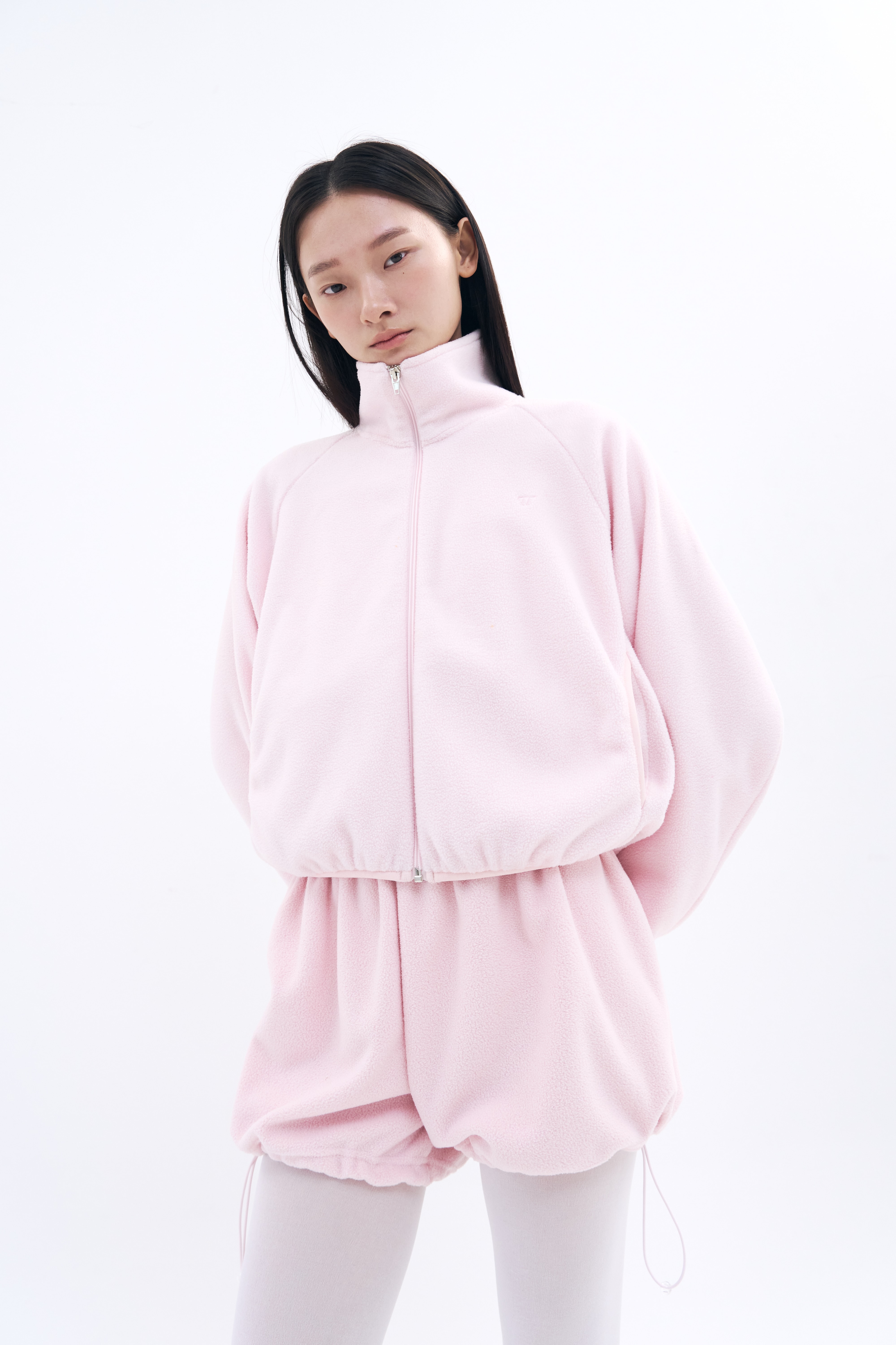 [19차 Reorder|10월 2주차 순차예약발송] Fleece Puff shorts _ Powder Pink