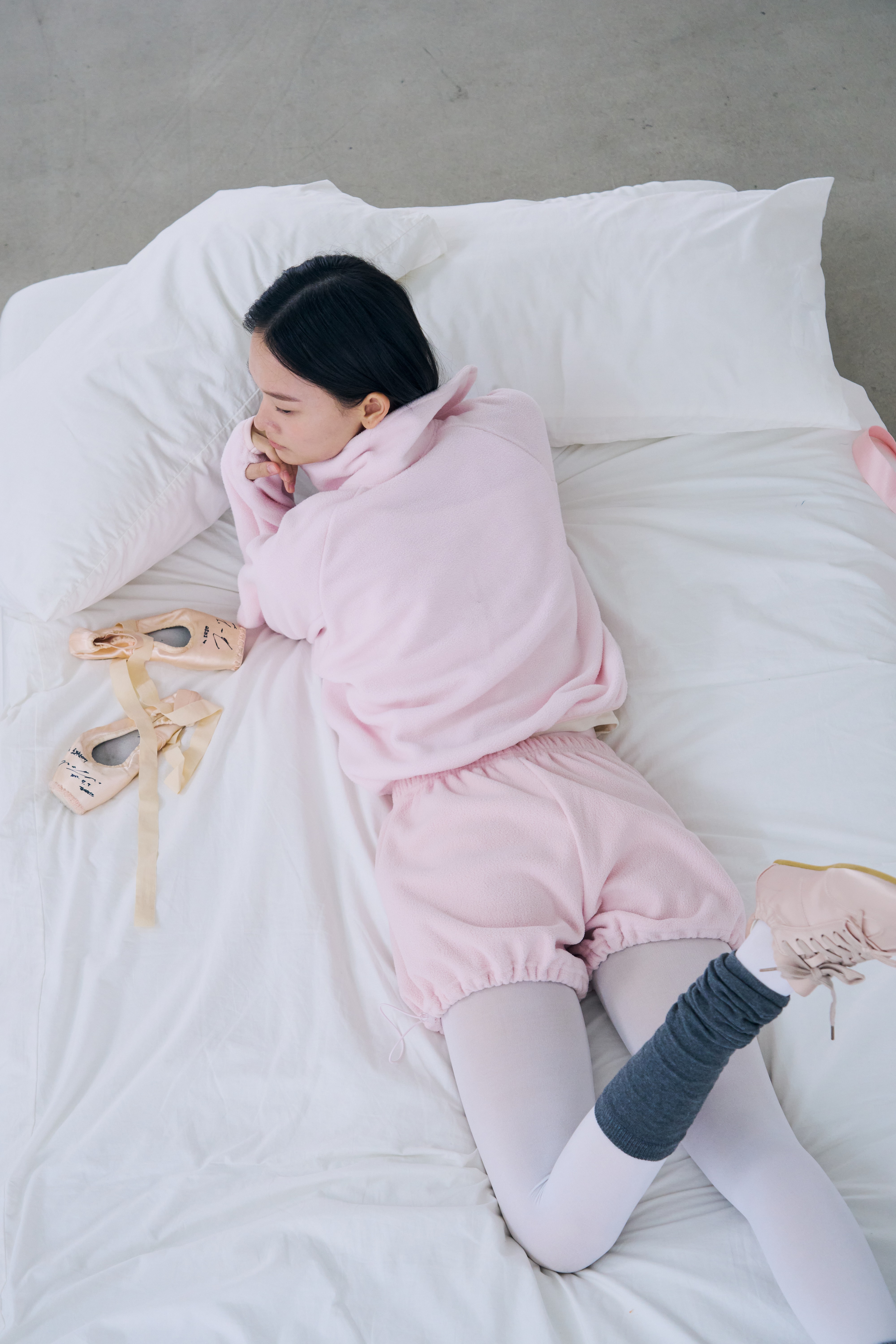 [19차 Reorder|10월 2주차 순차예약발송] Fleece Puff shorts _ Powder Pink