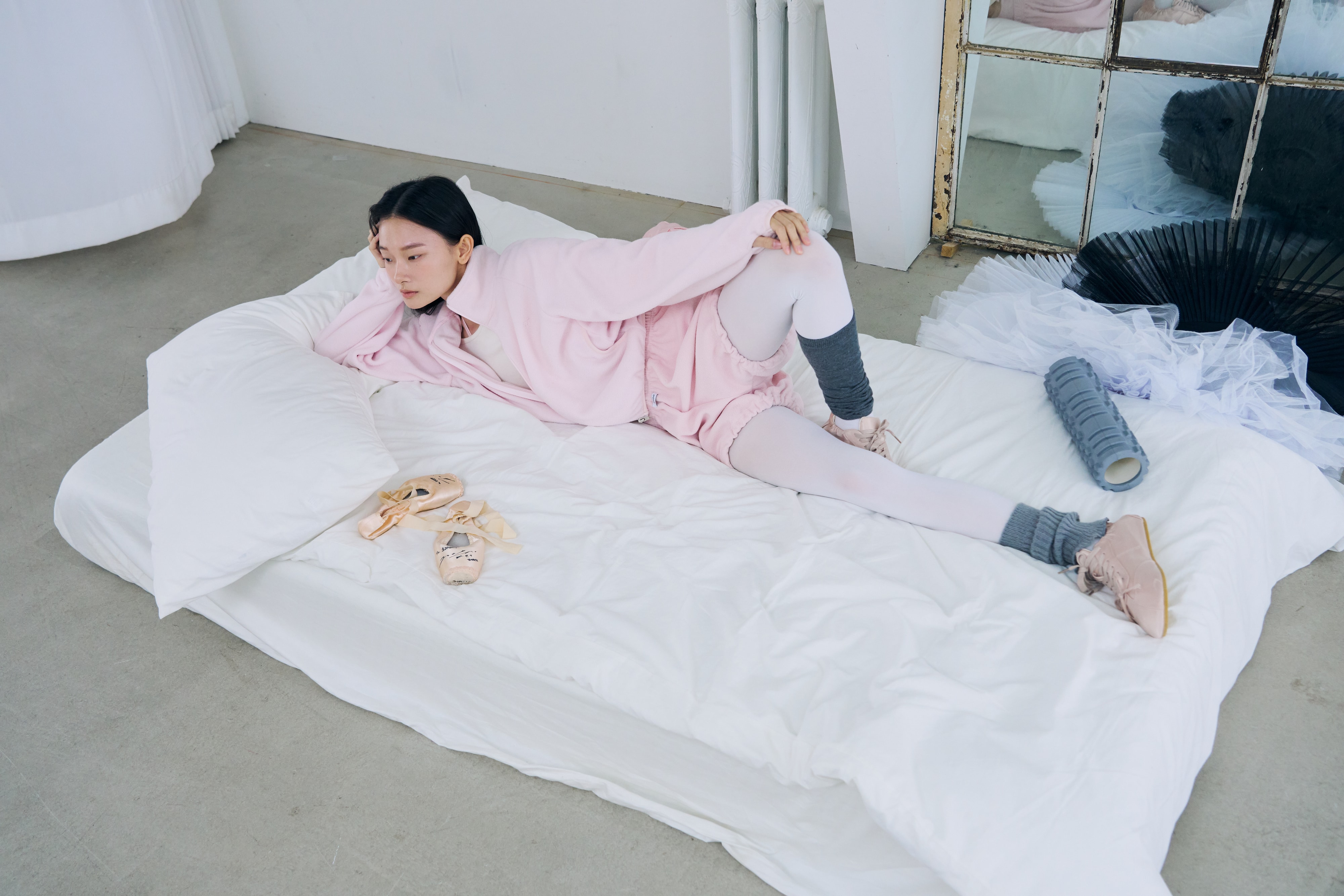 [19차 Reorder|10월 2주차 순차예약발송] Fleece Puff shorts _ Powder Pink