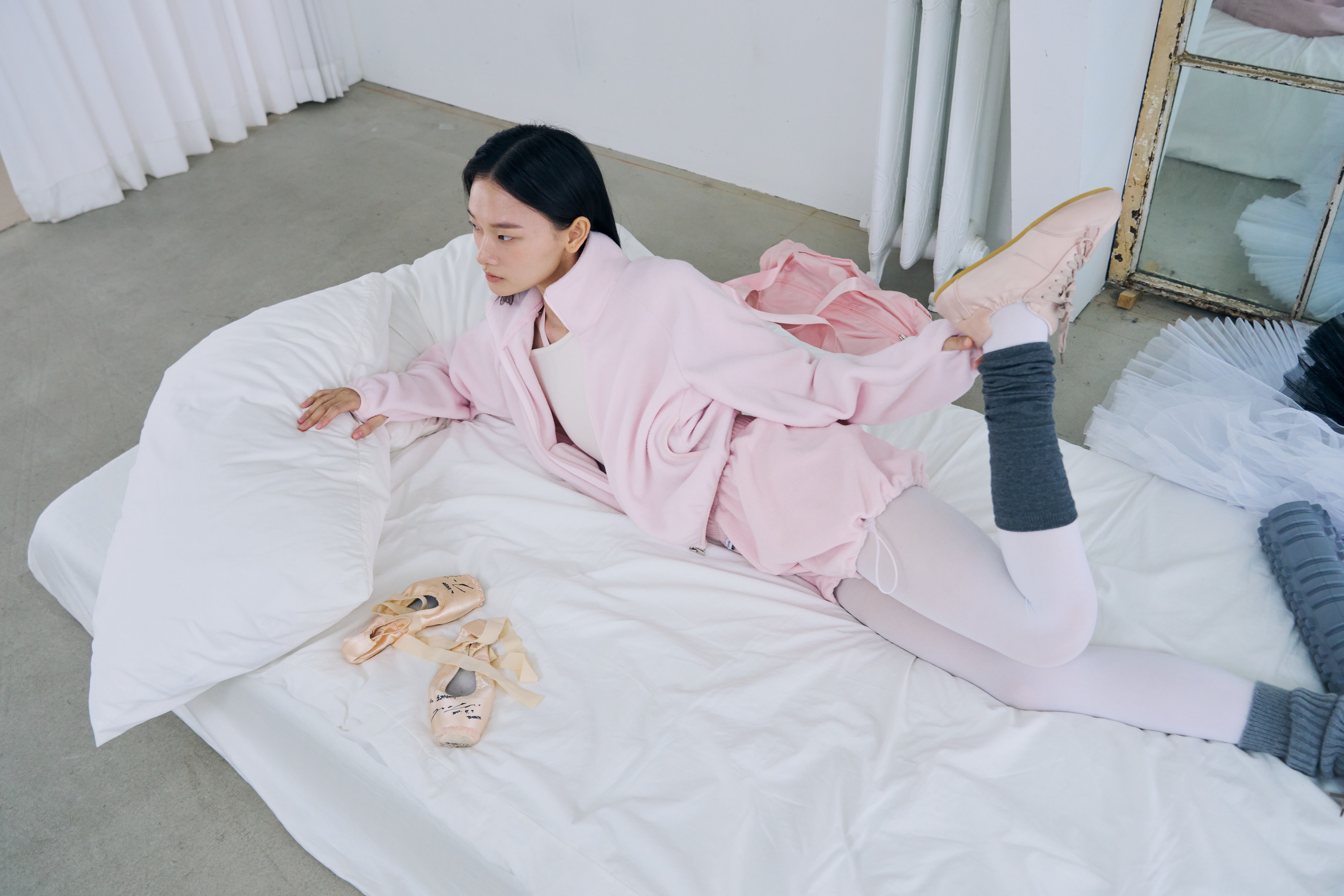 [19차 Reorder|10월 2주차 순차예약발송] Fleece Puff shorts _ Powder Pink