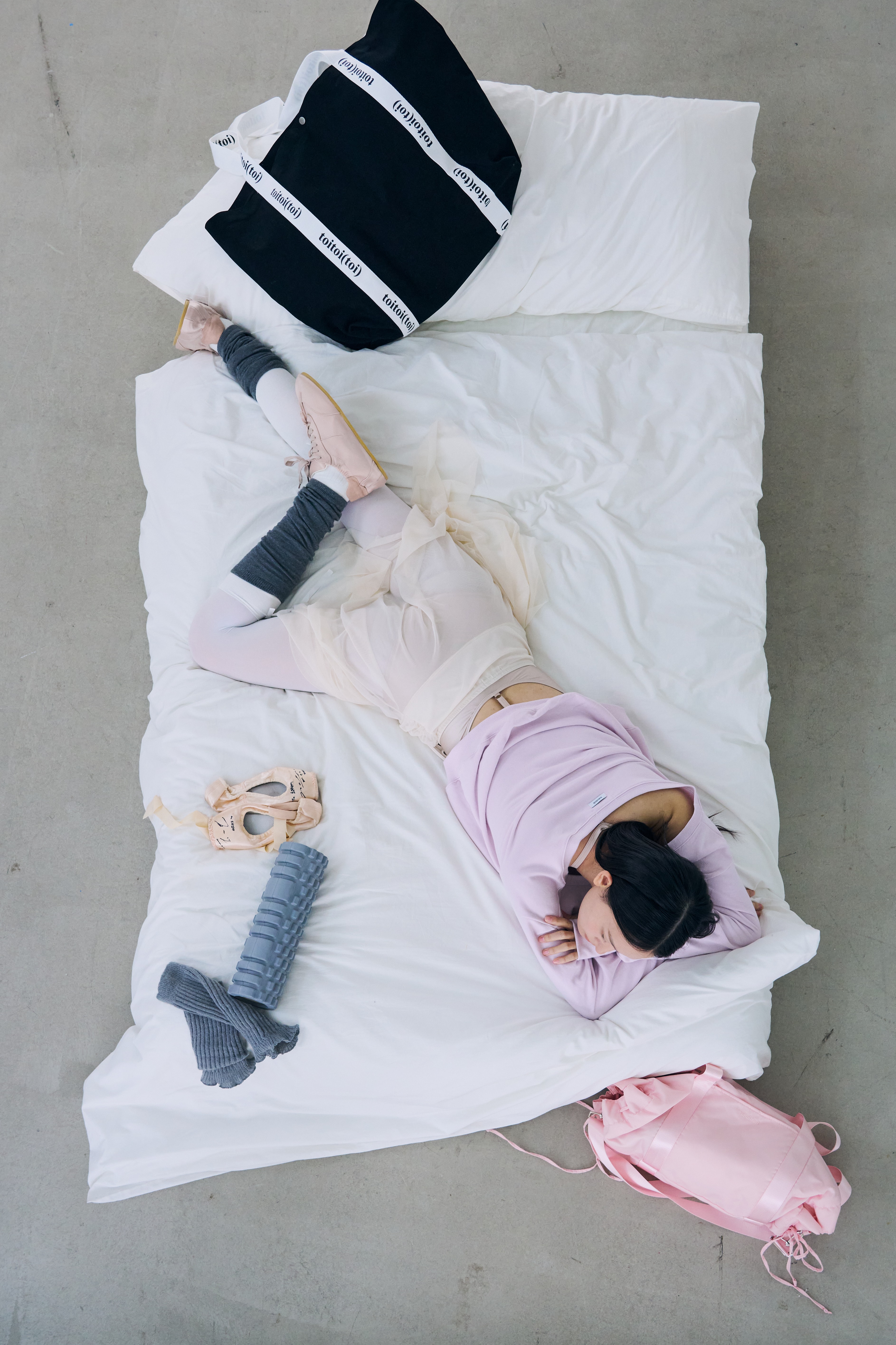 [Reorder|9월2째주 순차예약발송] Toitoi(toi) Drape Shoulder Sweatshirts _ Pale Pink