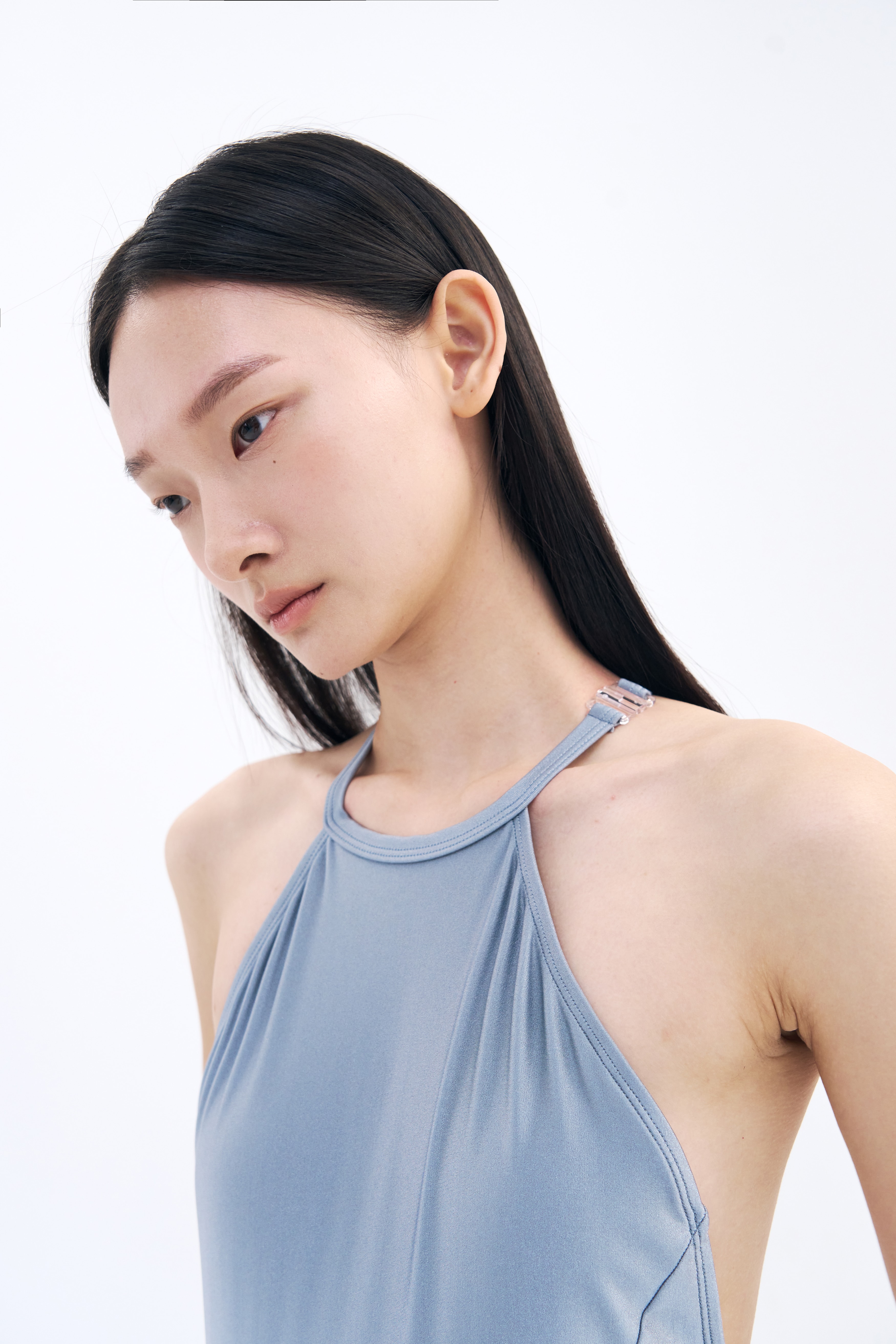 New Backbone Leotard _ Teal Silver