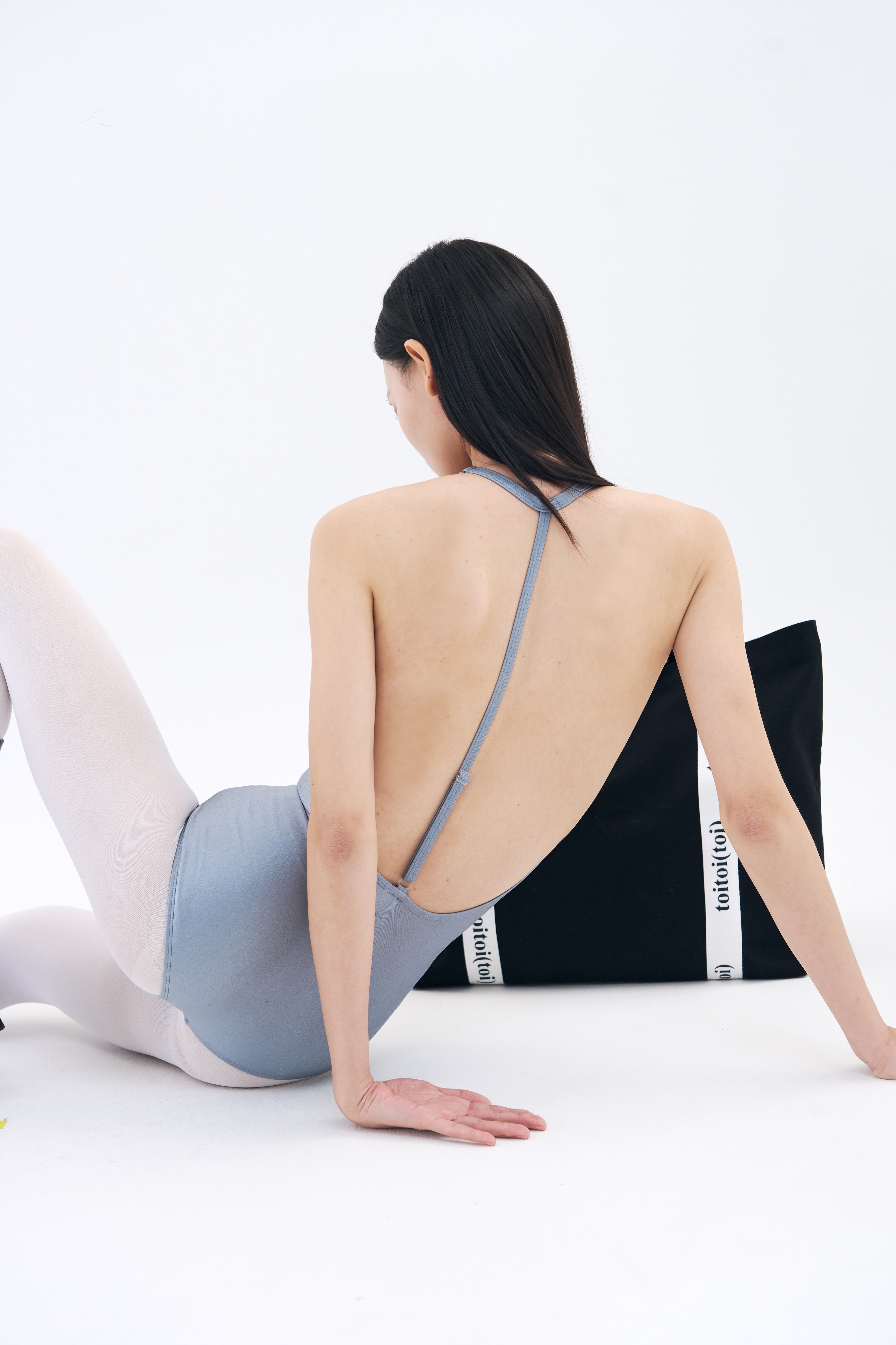 New Backbone Leotard _ Teal Silver