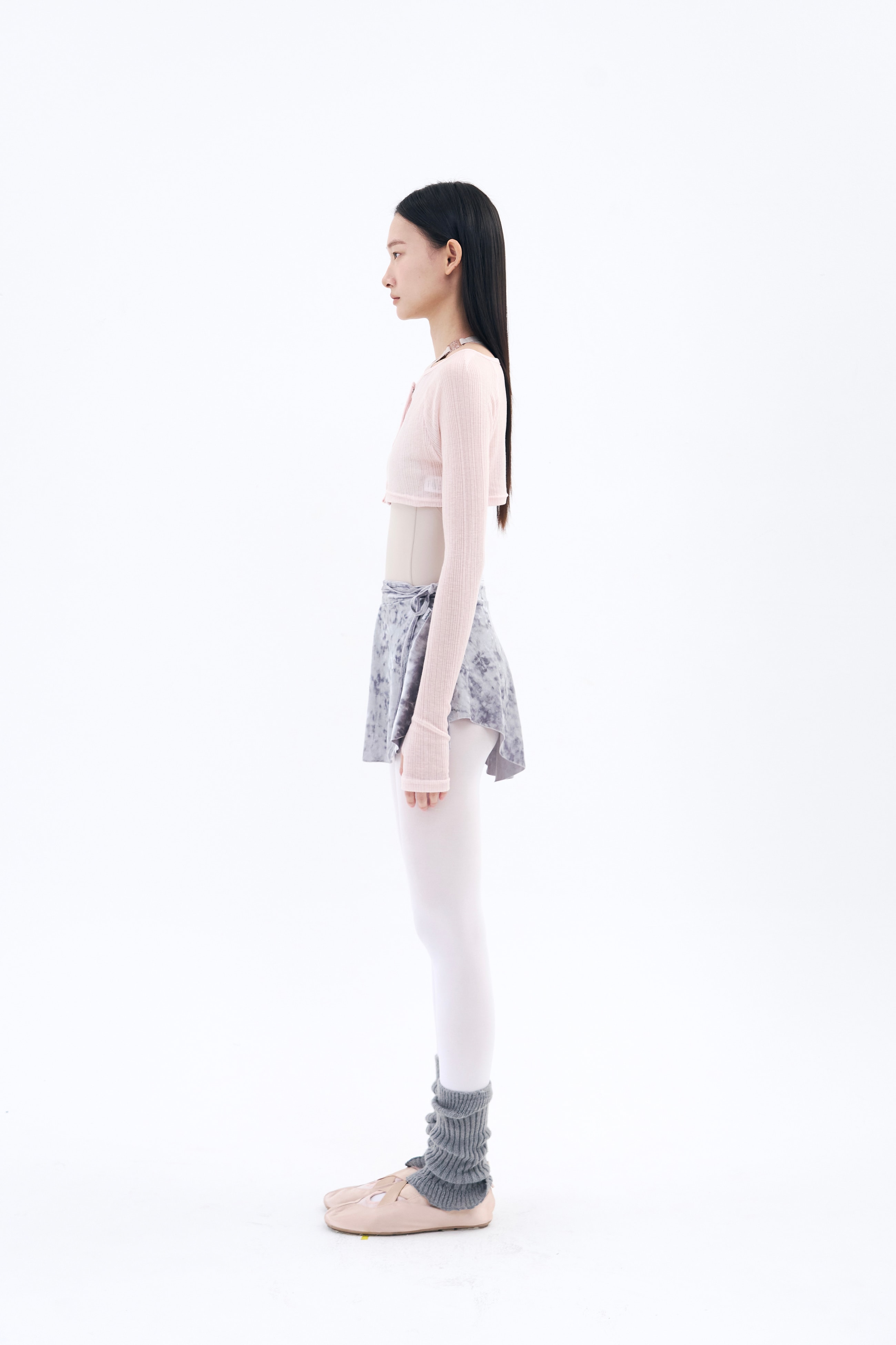 [Reorder | 8/21 (금) 순차 예약발송] Snap Cardigan Shrug _ Misty Peach