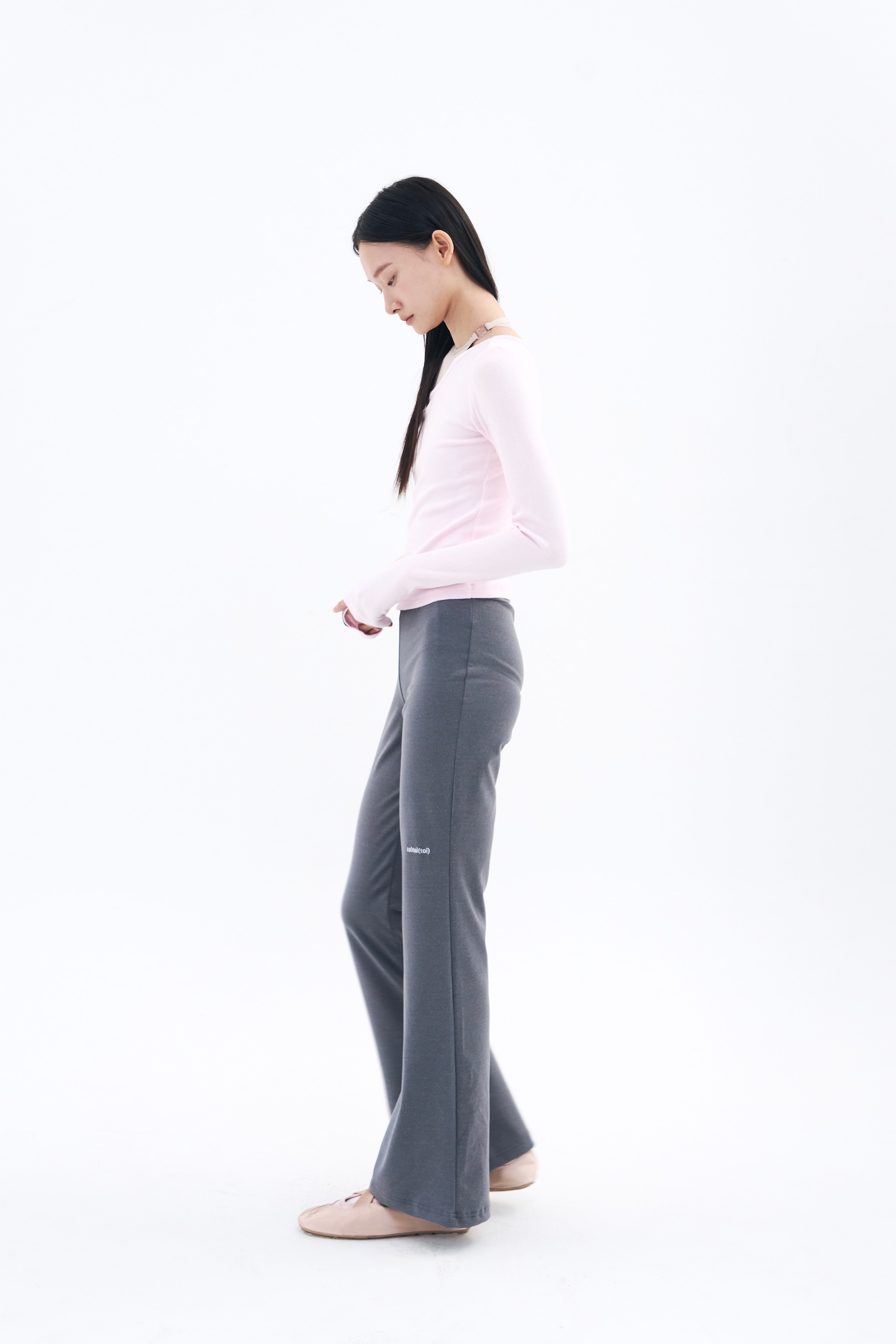 [3차 Reorder]Toitoi(toi)  Flared Pants _ Ash Melange