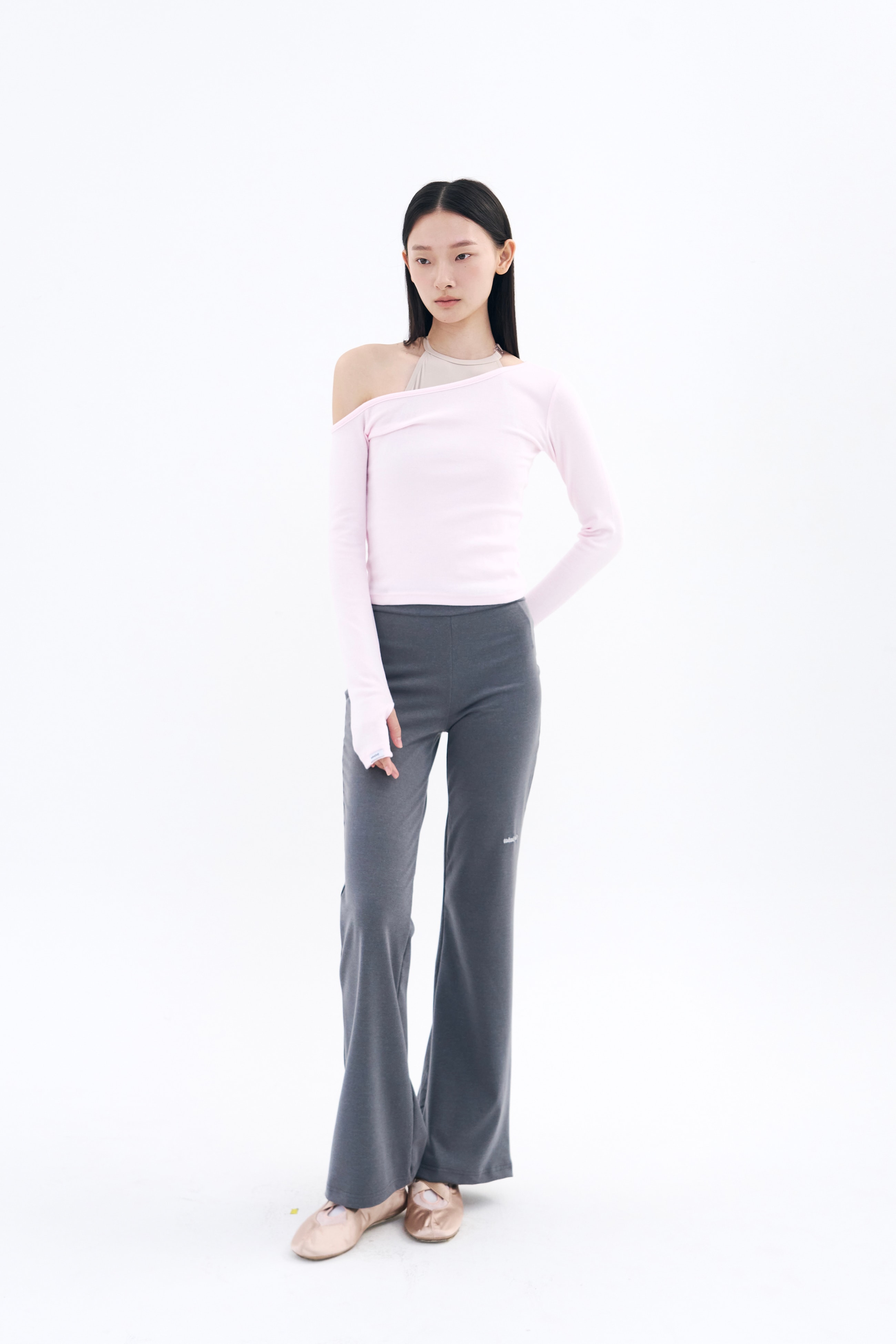 [3차 Reorder]Toitoi(toi)  Flared Pants _ Ash Melange