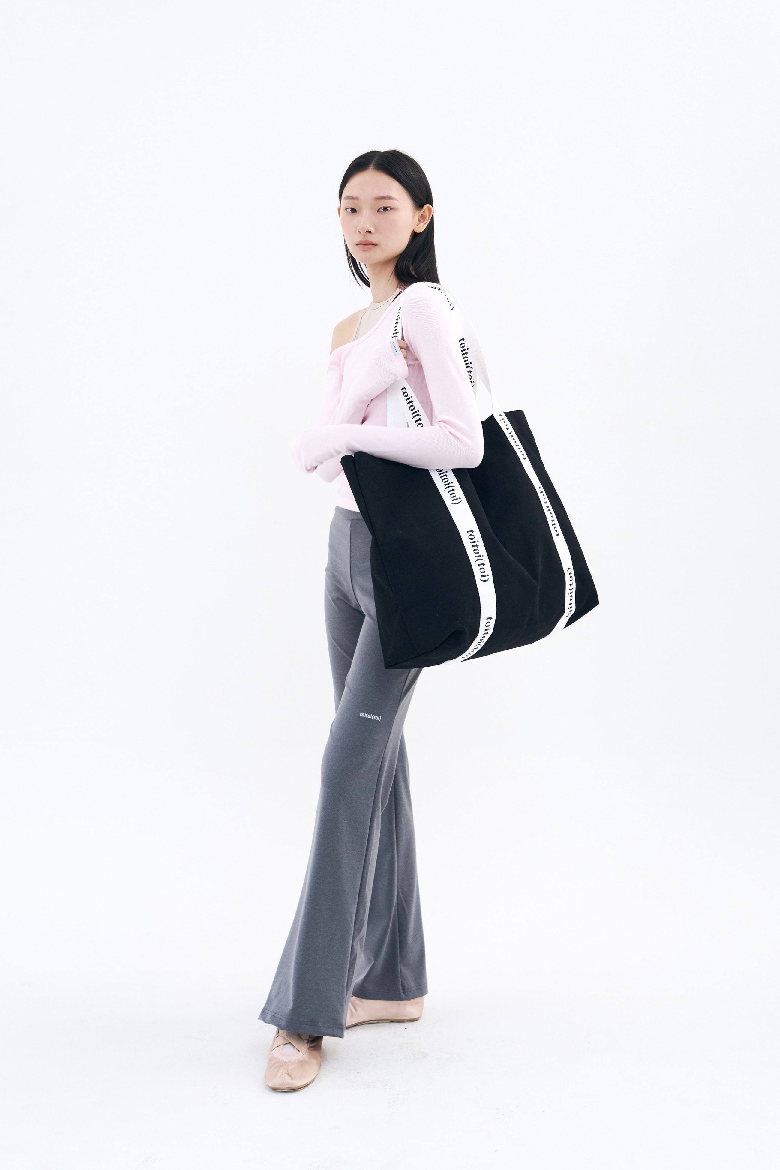 [3차 Reorder]Toitoi(toi)  Flared Pants _ Ash Melange