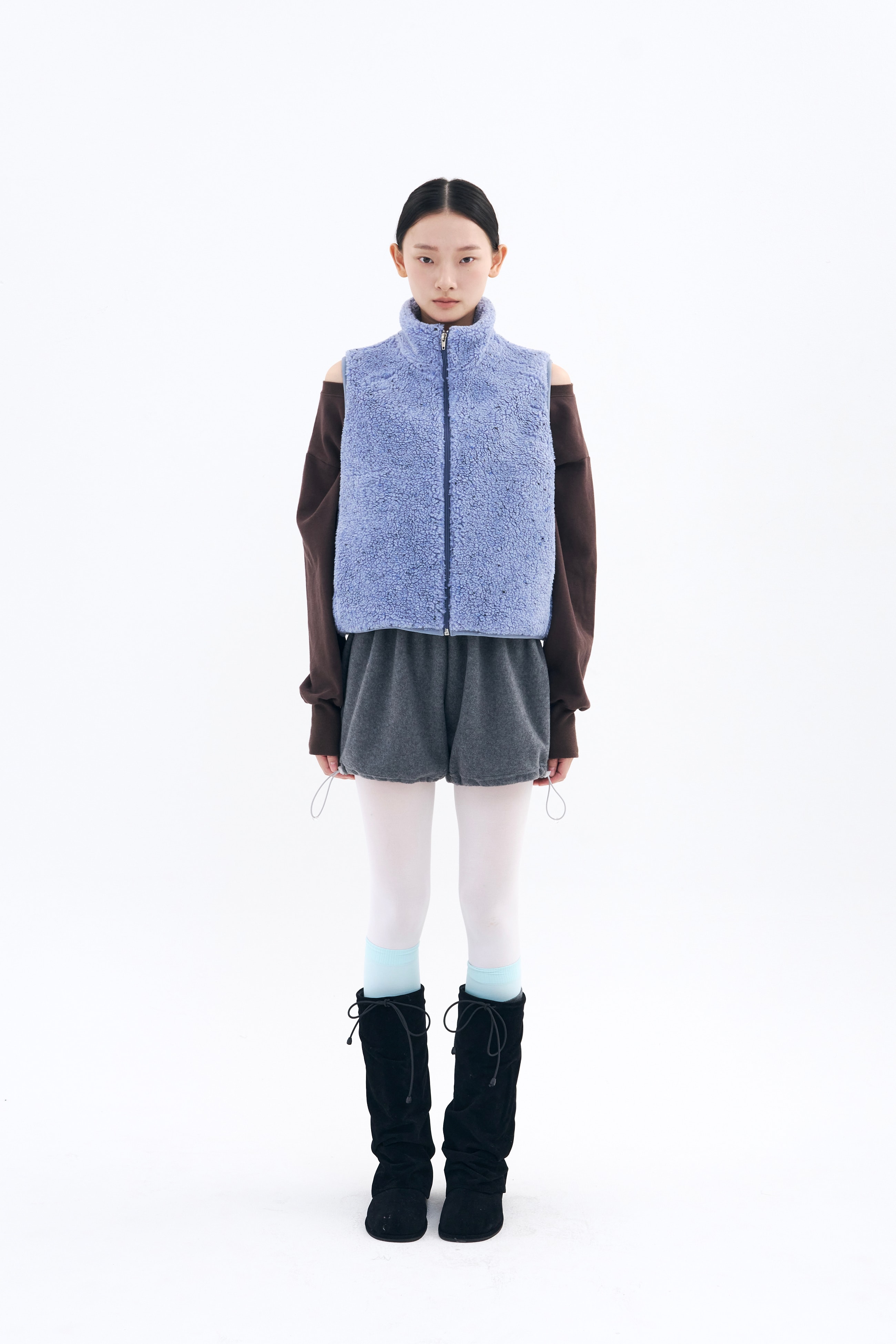 [2차 Reorder]Cloud Nepp Vest _ Soft Blue