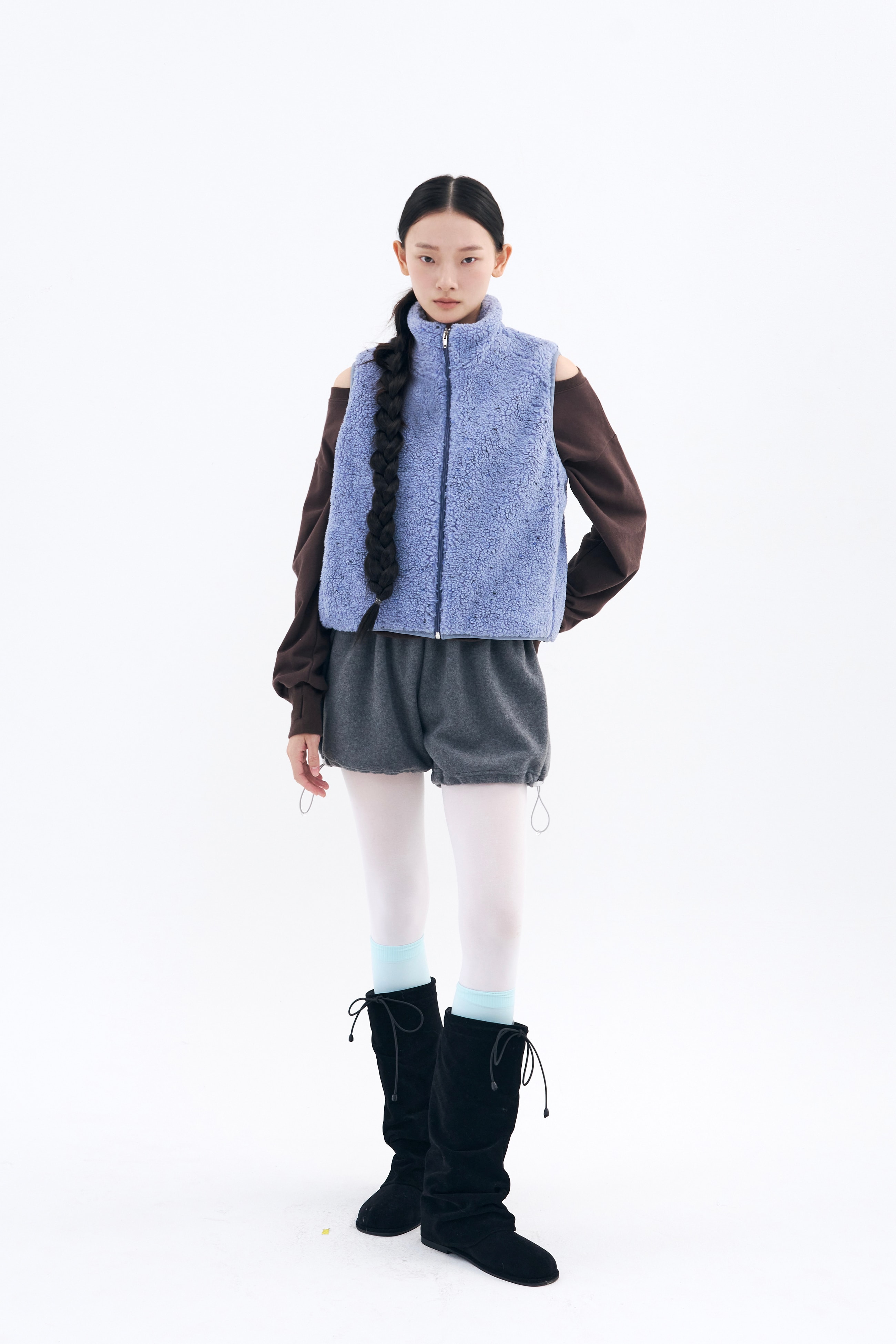 [2차 Reorder]Cloud Nepp Vest _ Soft Blue