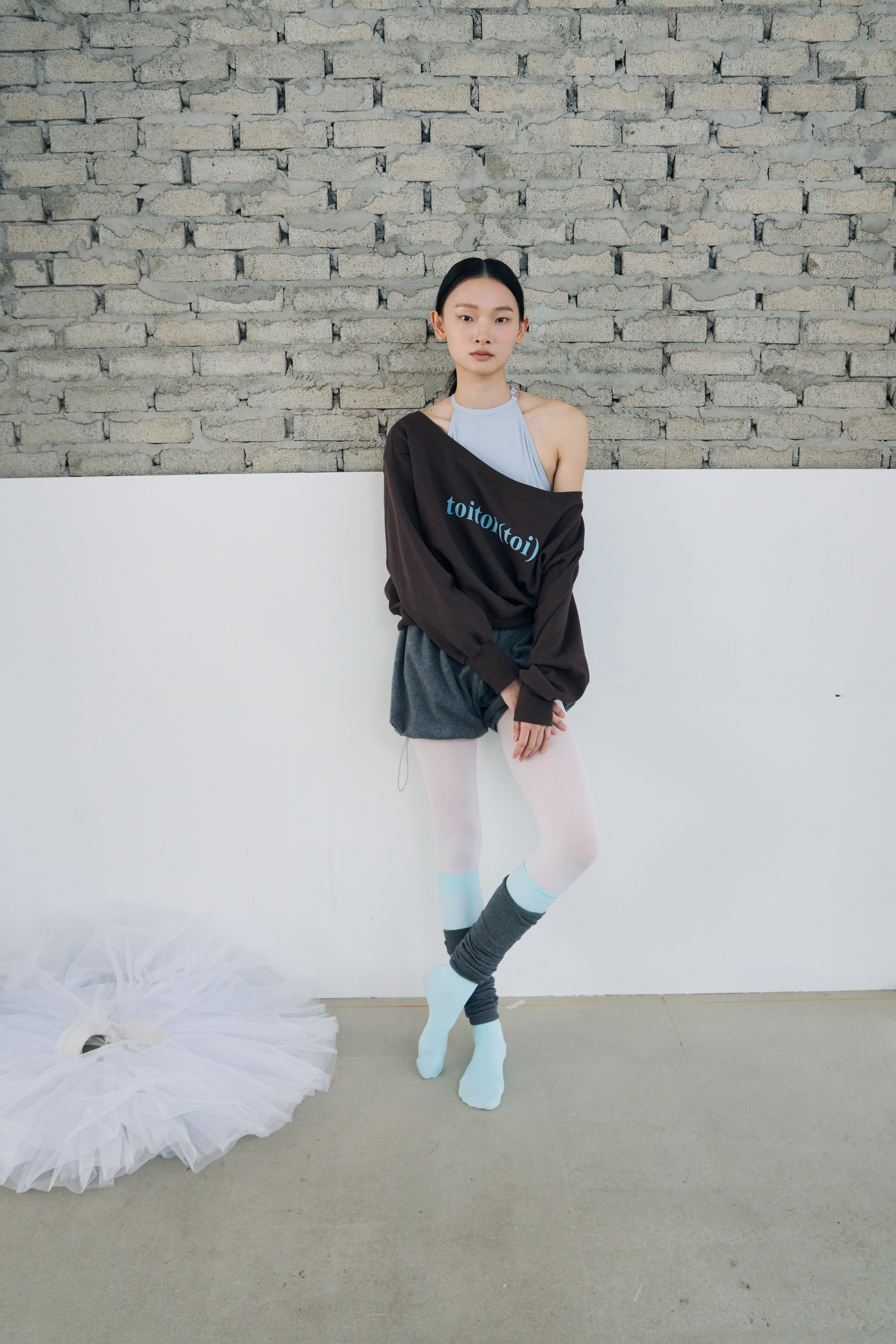 Fleece Puff shorts _ Deep Melange