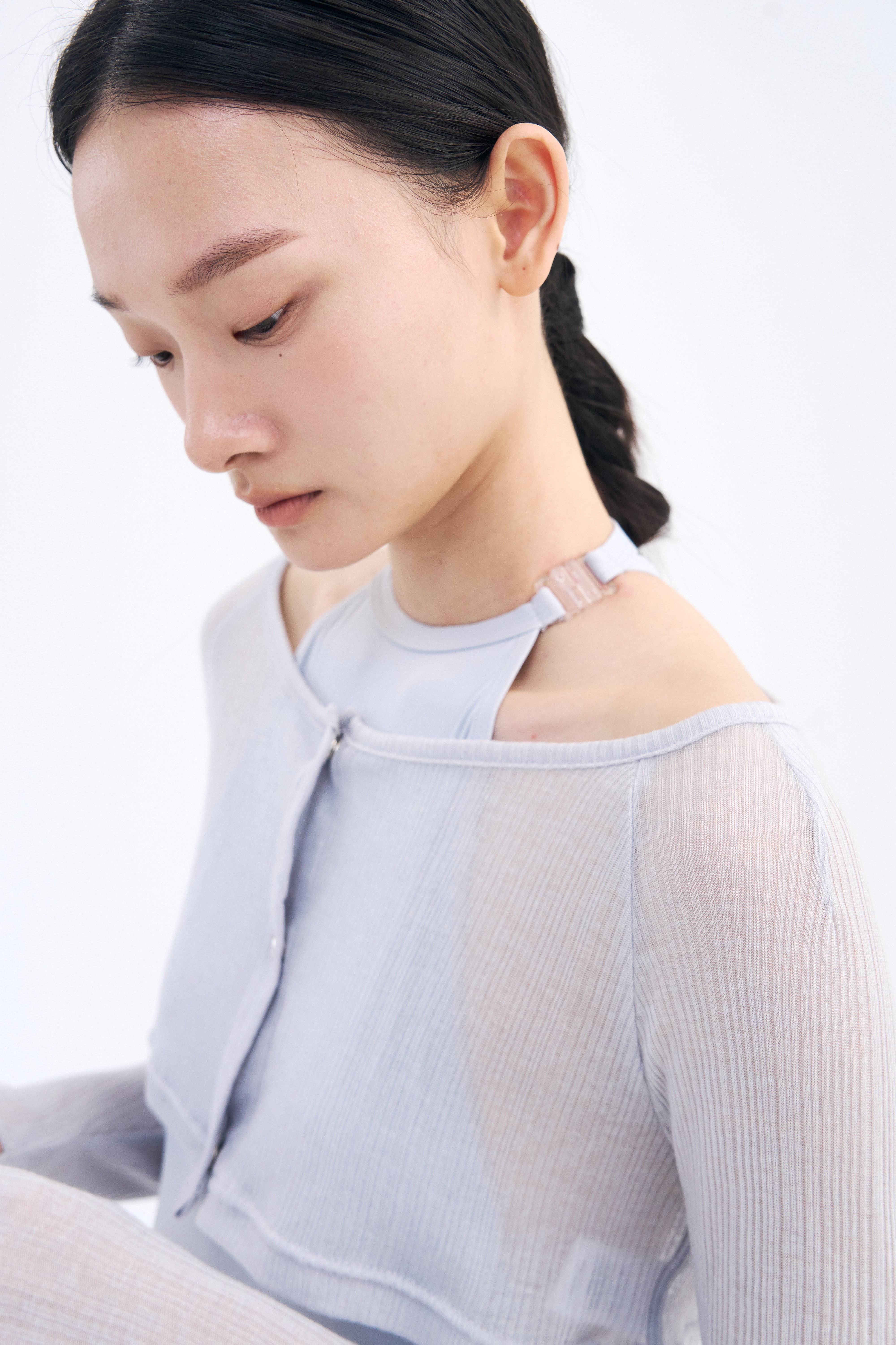 [16차 Reorder |9월 3주차 순차예약발송]Snap Cardigan Shrug _ Moonlit Grey