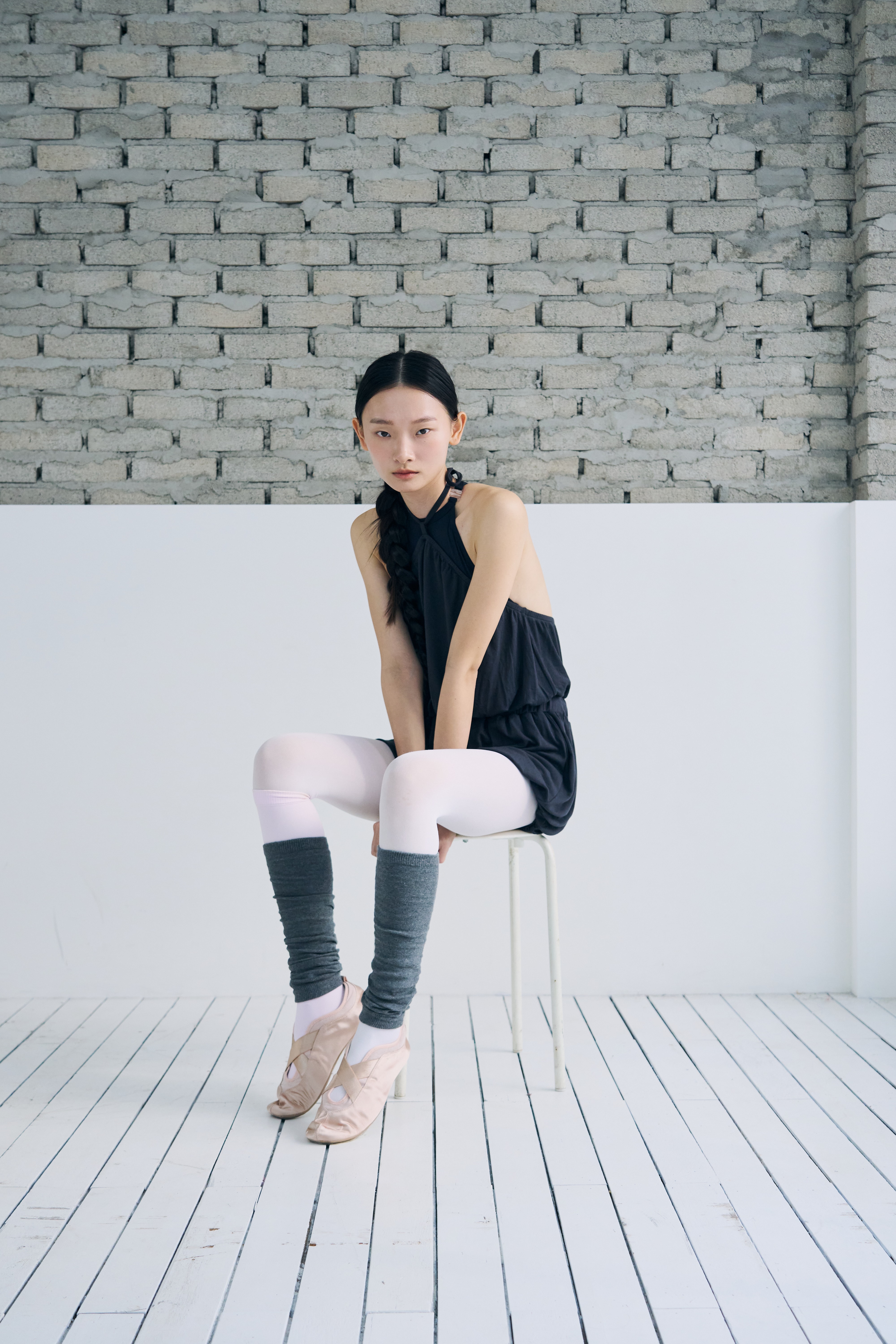 [2차 Reorder]Halter Balloon Romper _ Midnight Charcoal