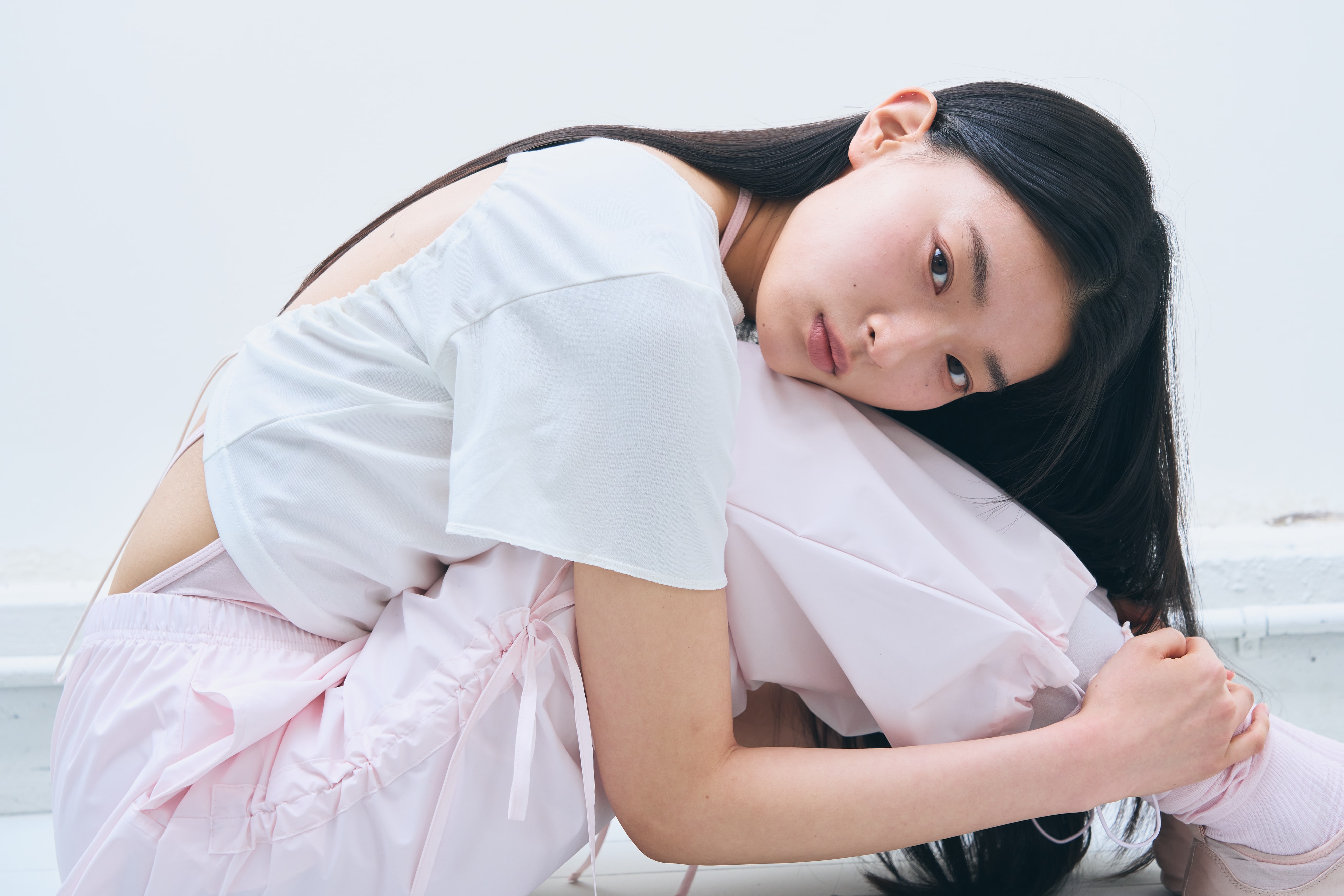 [4차 Reorder]Circle Back Crop Tee _ Off White