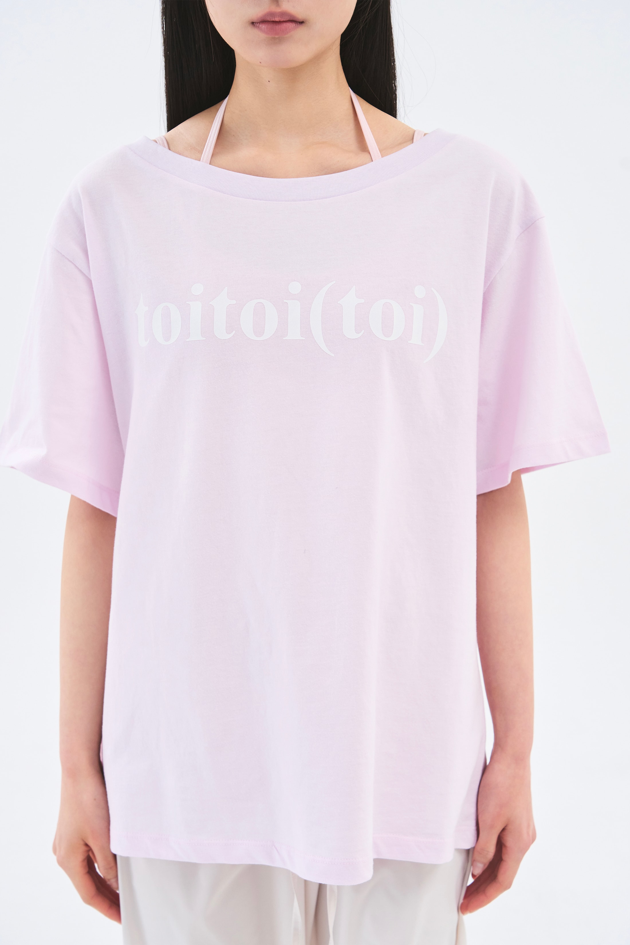 [4차 Reorder]Toitoi(toi) Drape Shoulder Tee _ Pale Pink