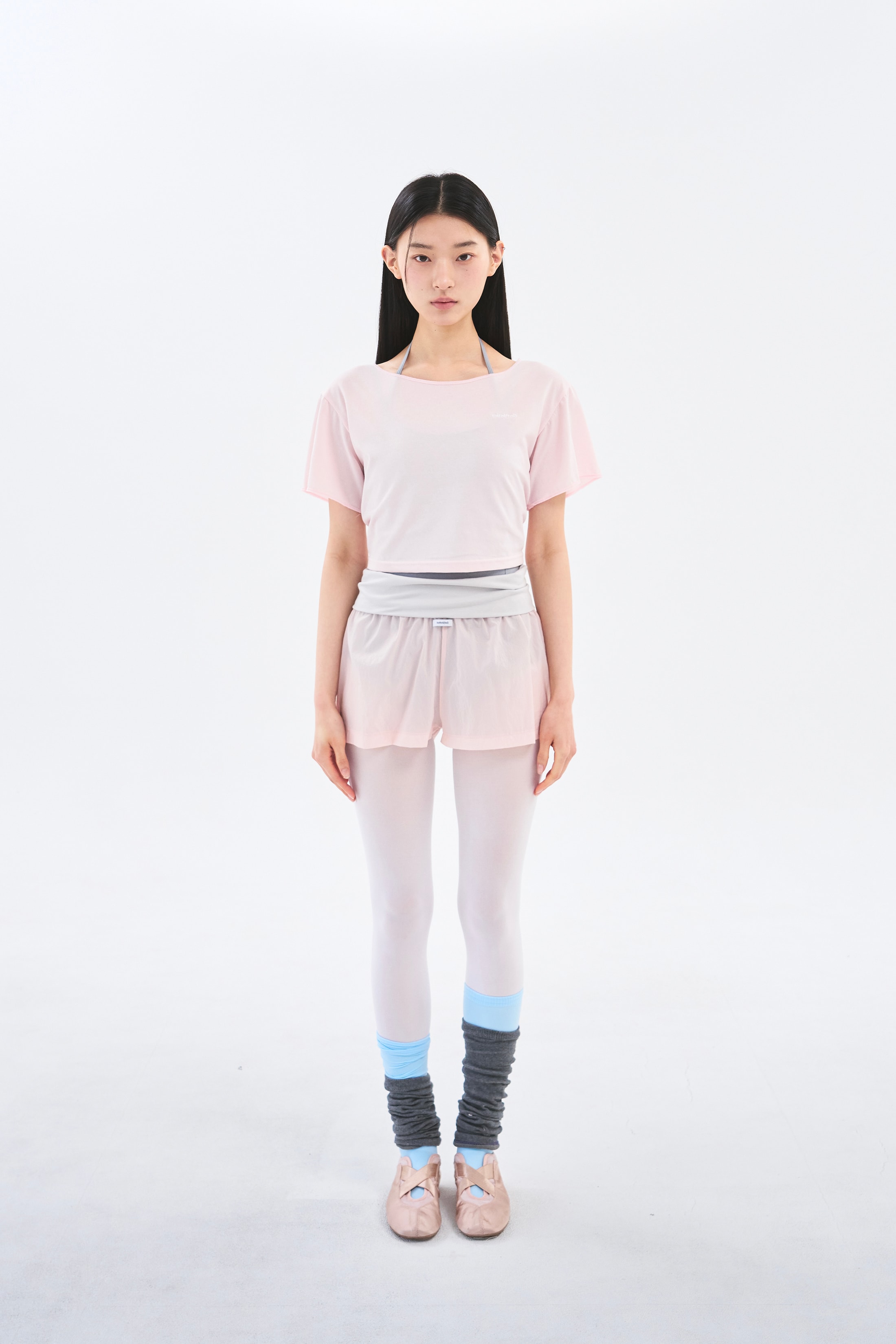 [4차 Reorder]Circle Back Crop Tee _ Peach Pink