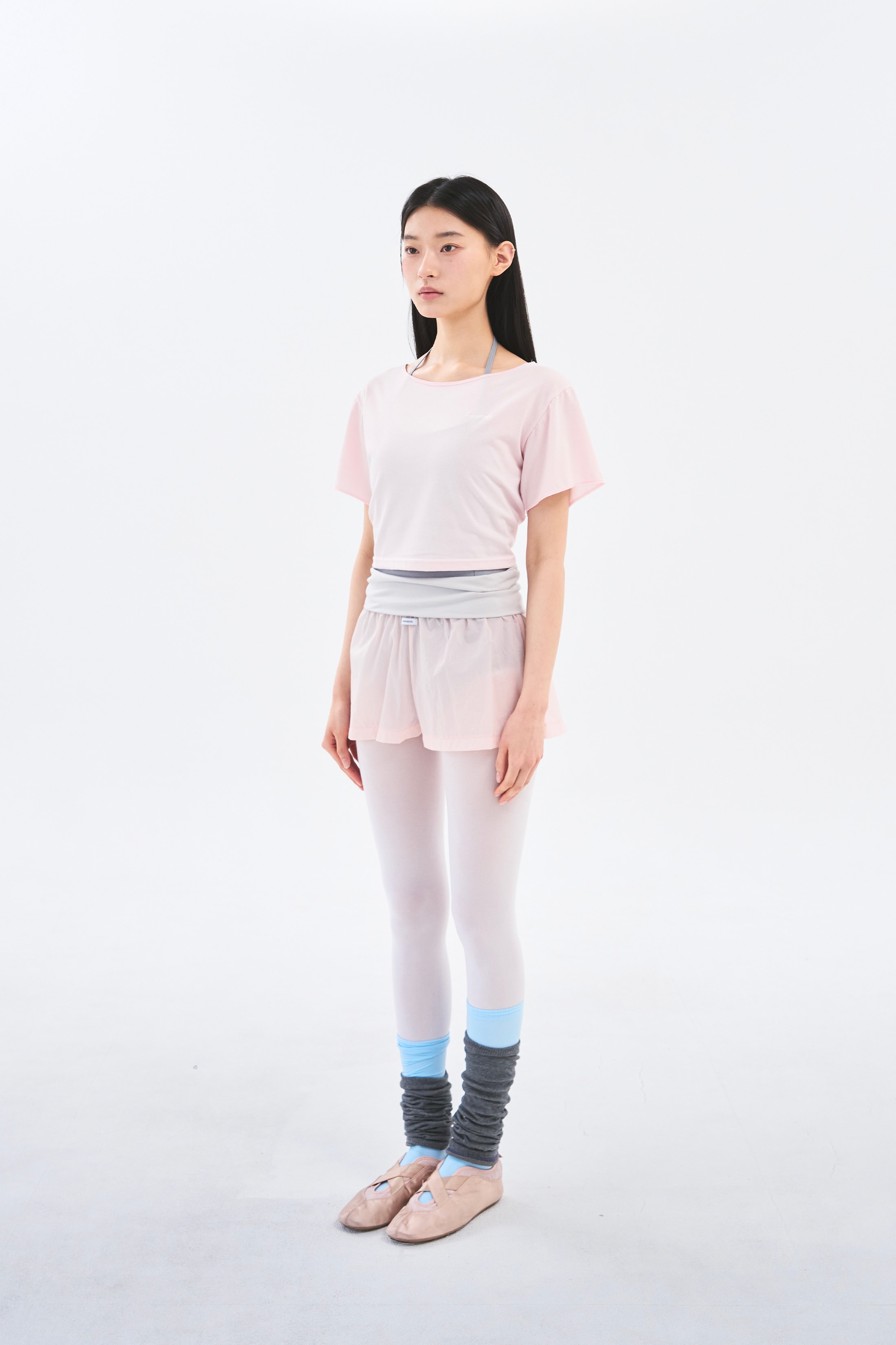 [4차 Reorder]Circle Back Crop Tee _ Peach Pink