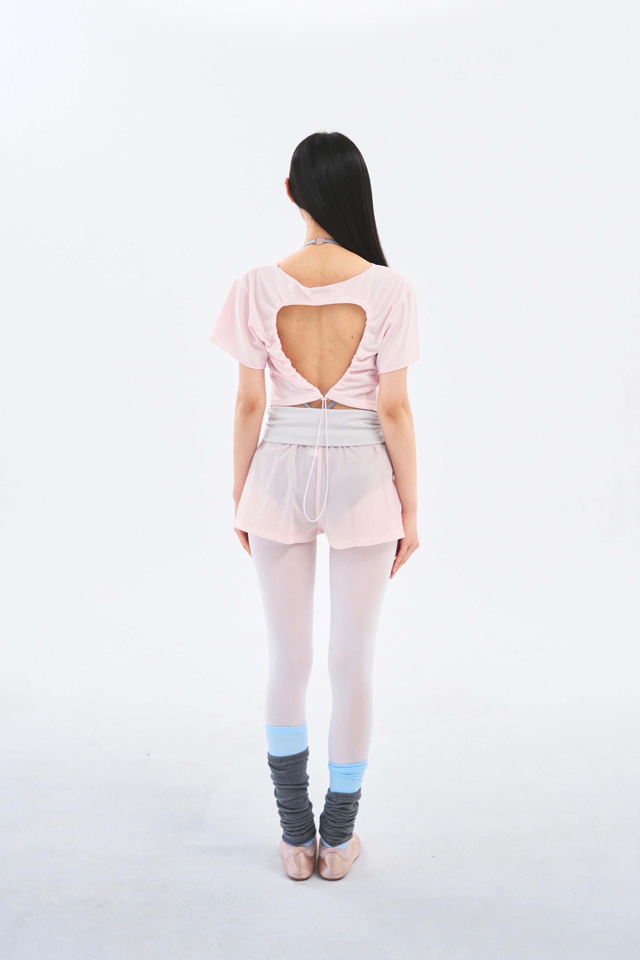 [4차 Reorder]Circle Back Crop Tee _ Peach Pink