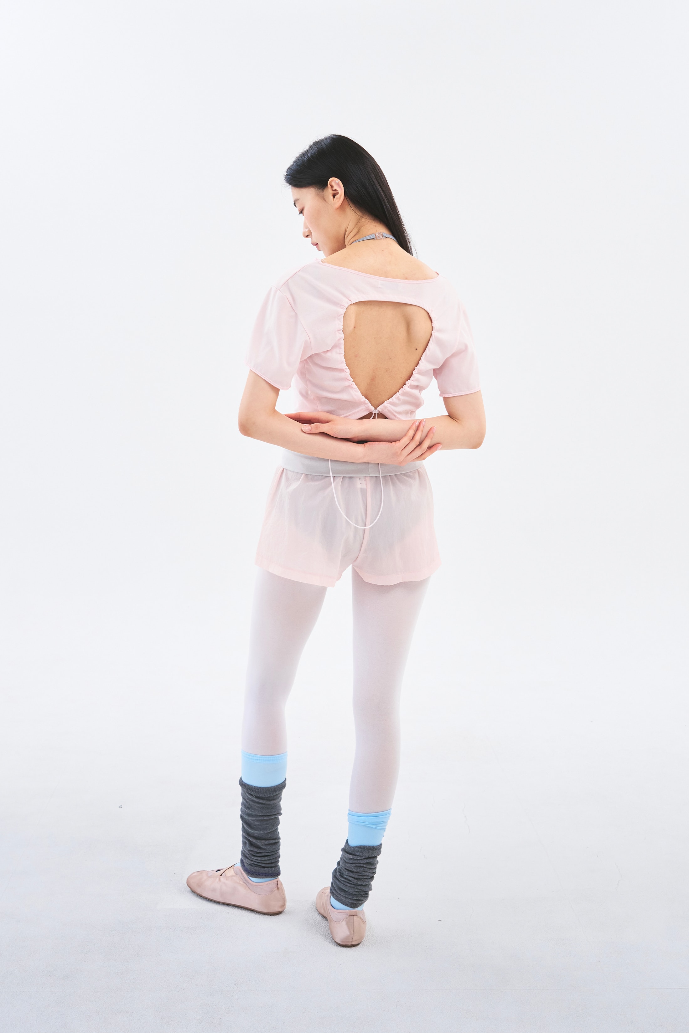 [4차 Reorder]Circle Back Crop Tee _ Peach Pink