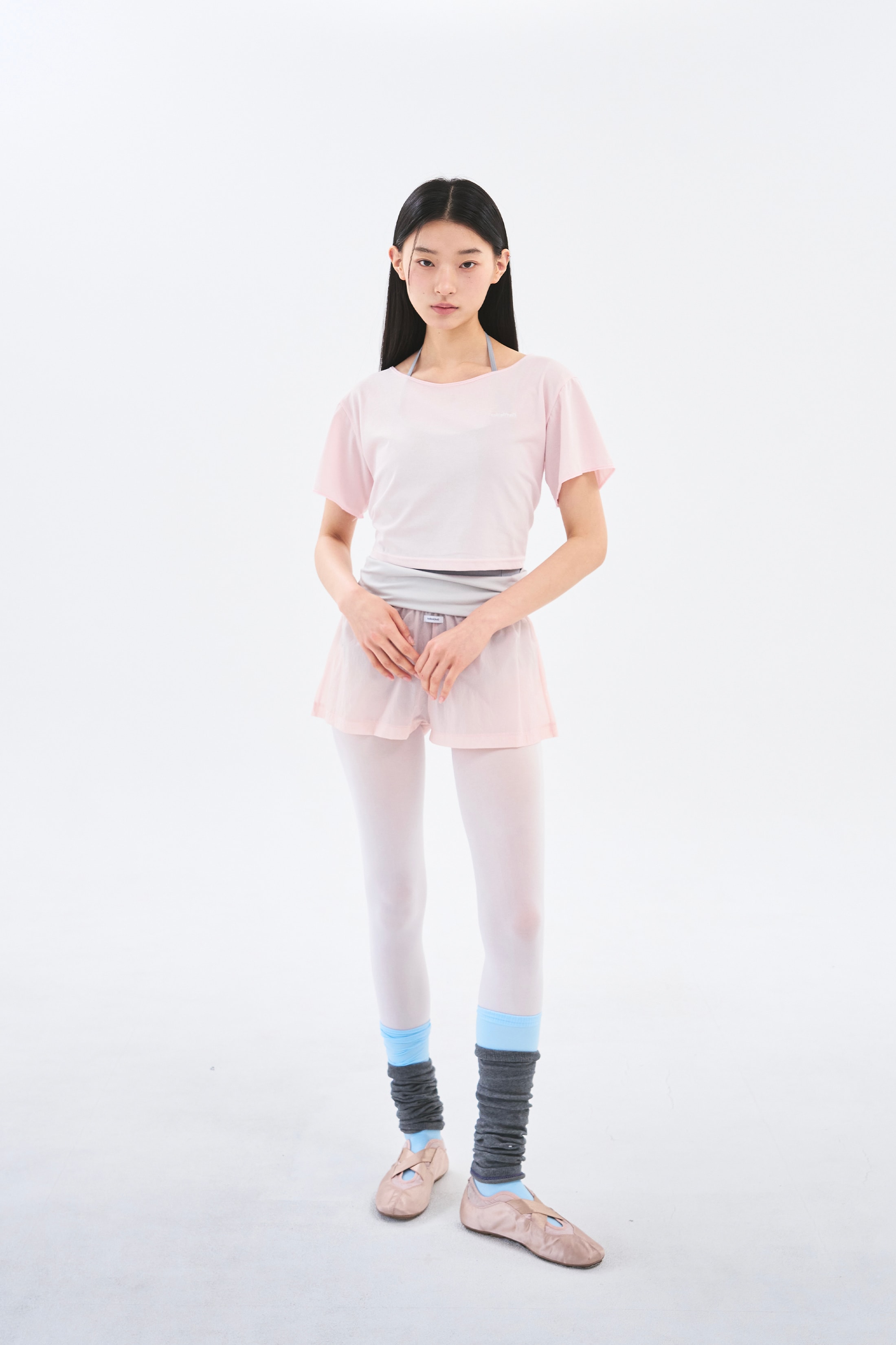 [4차 Reorder]Circle Back Crop Tee _ Peach Pink