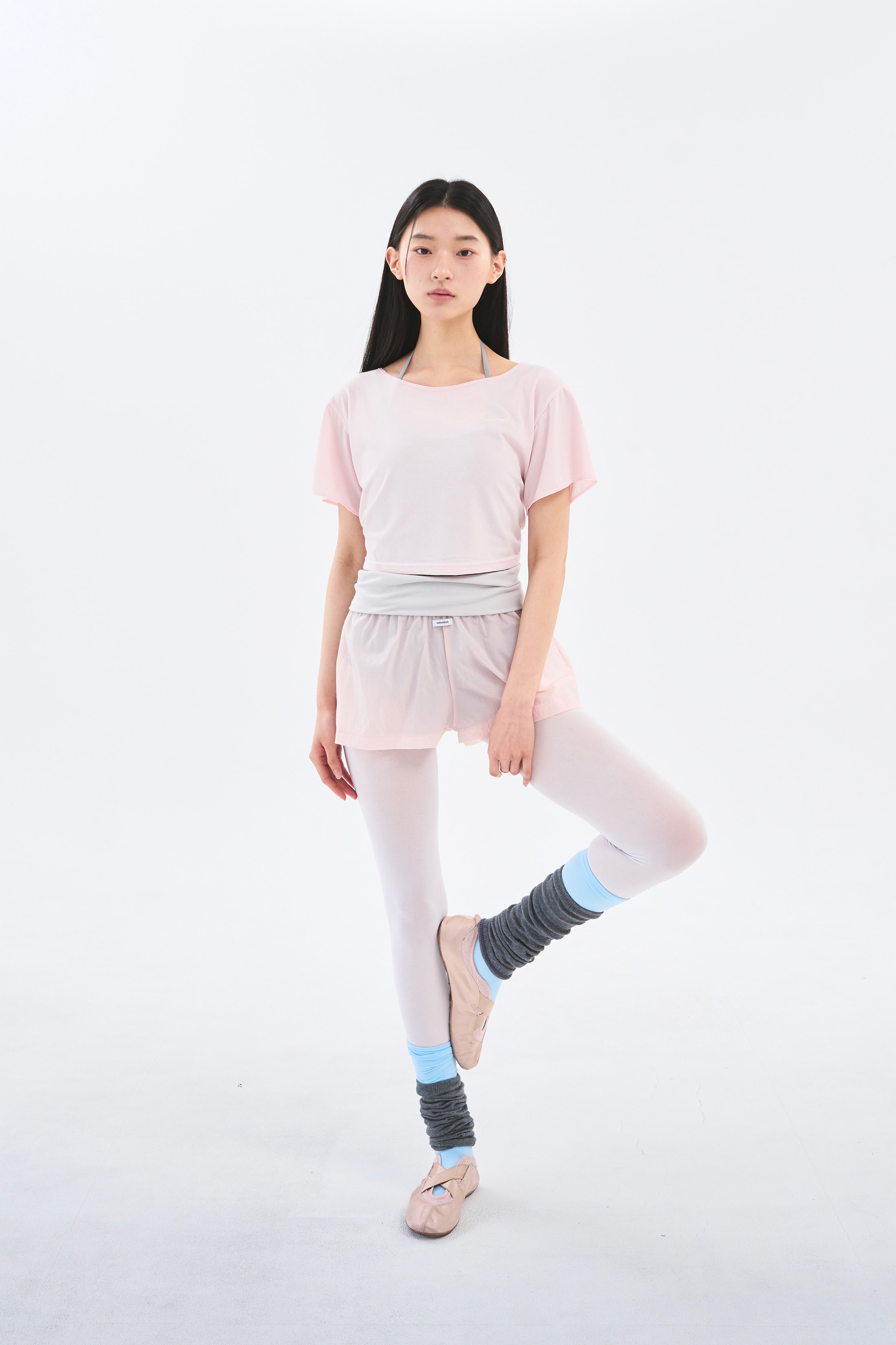 [4차 Reorder]Circle Back Crop Tee _ Peach Pink