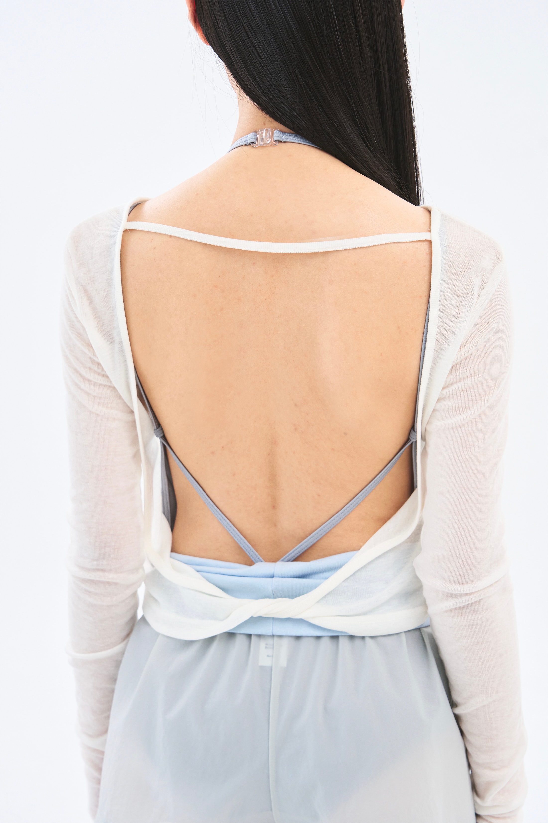 [3차 Reorder]Twist Back Tee _ Ivory