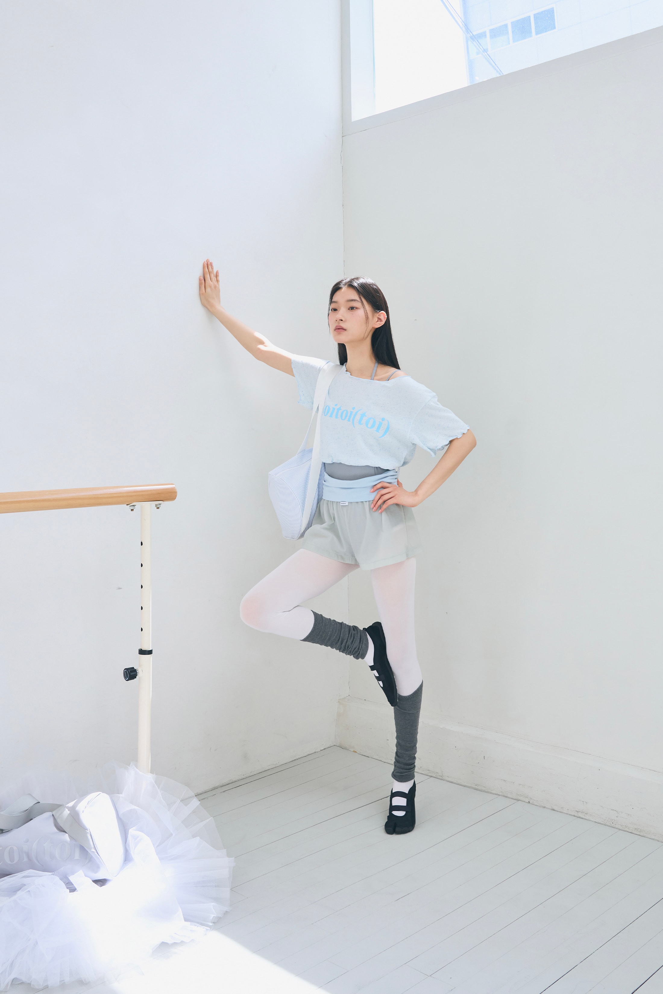 [8차 Reorder|9월2주차 순차발송]Contrast Sheer Shorts _ Sky Blue/Moss Grey