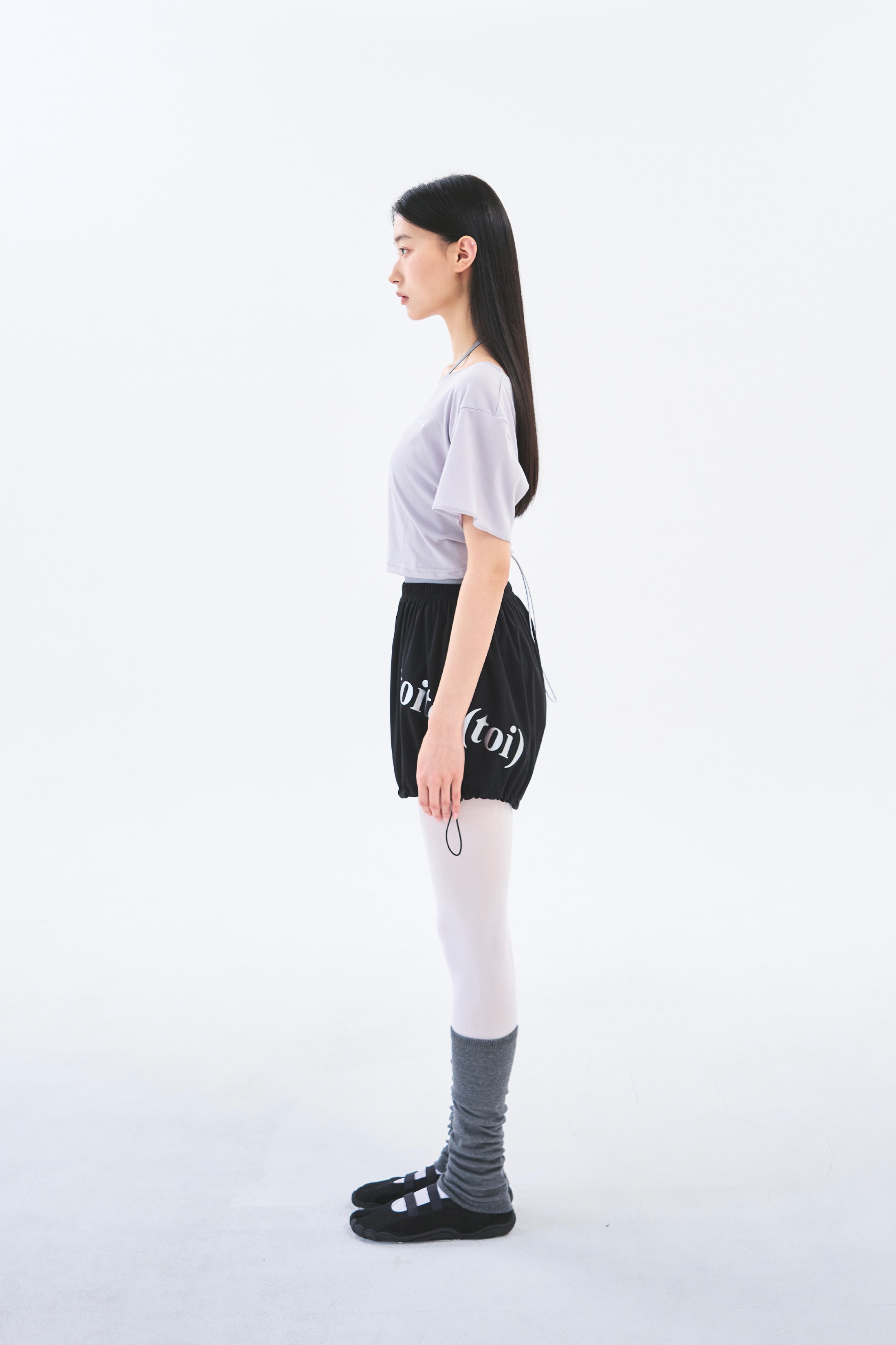 [2차 Reorder]Toitoi(toi) Logo Warm-up Shorts _ Black