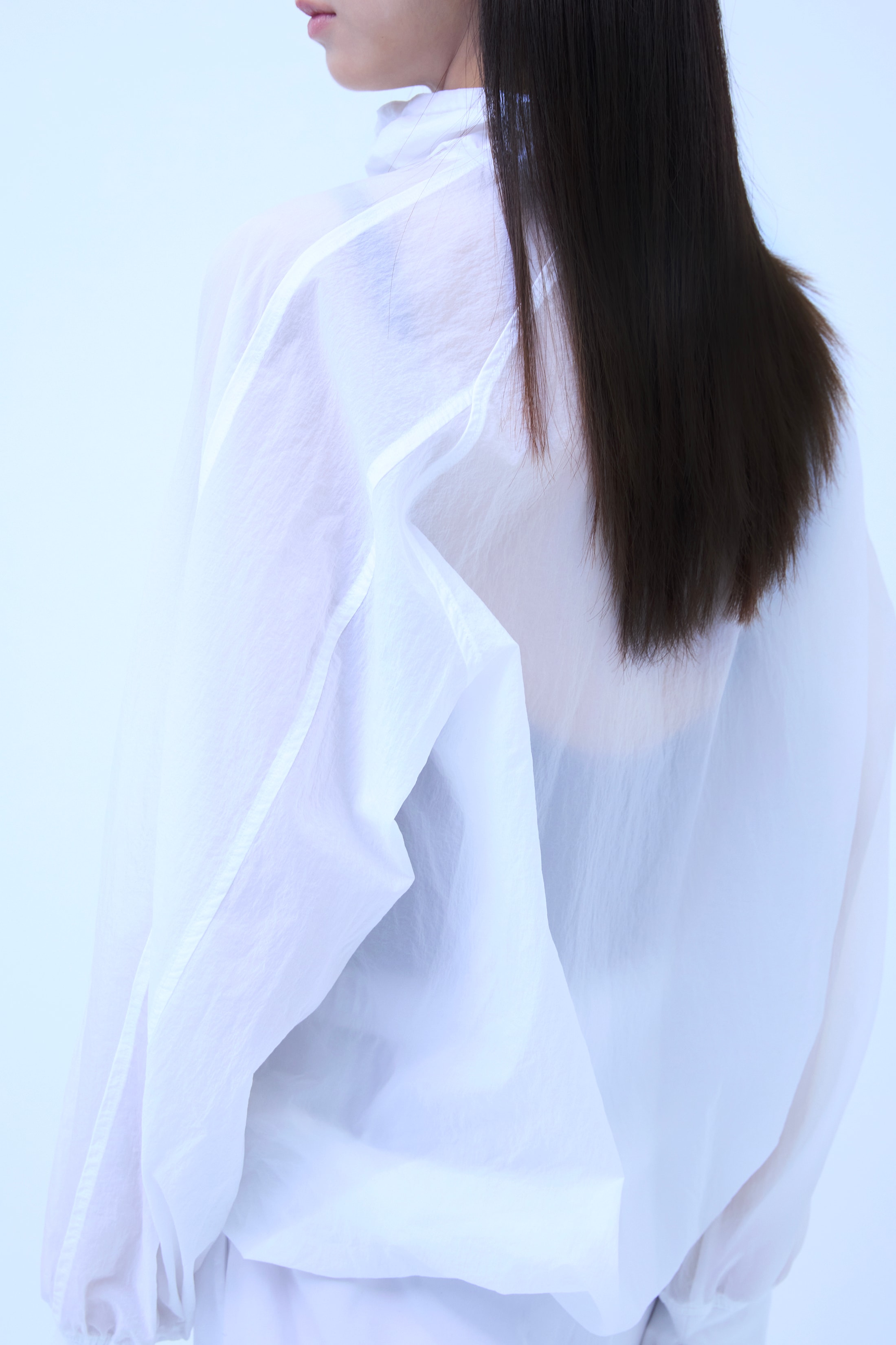 Nylon String Warm-up Top_WHITE