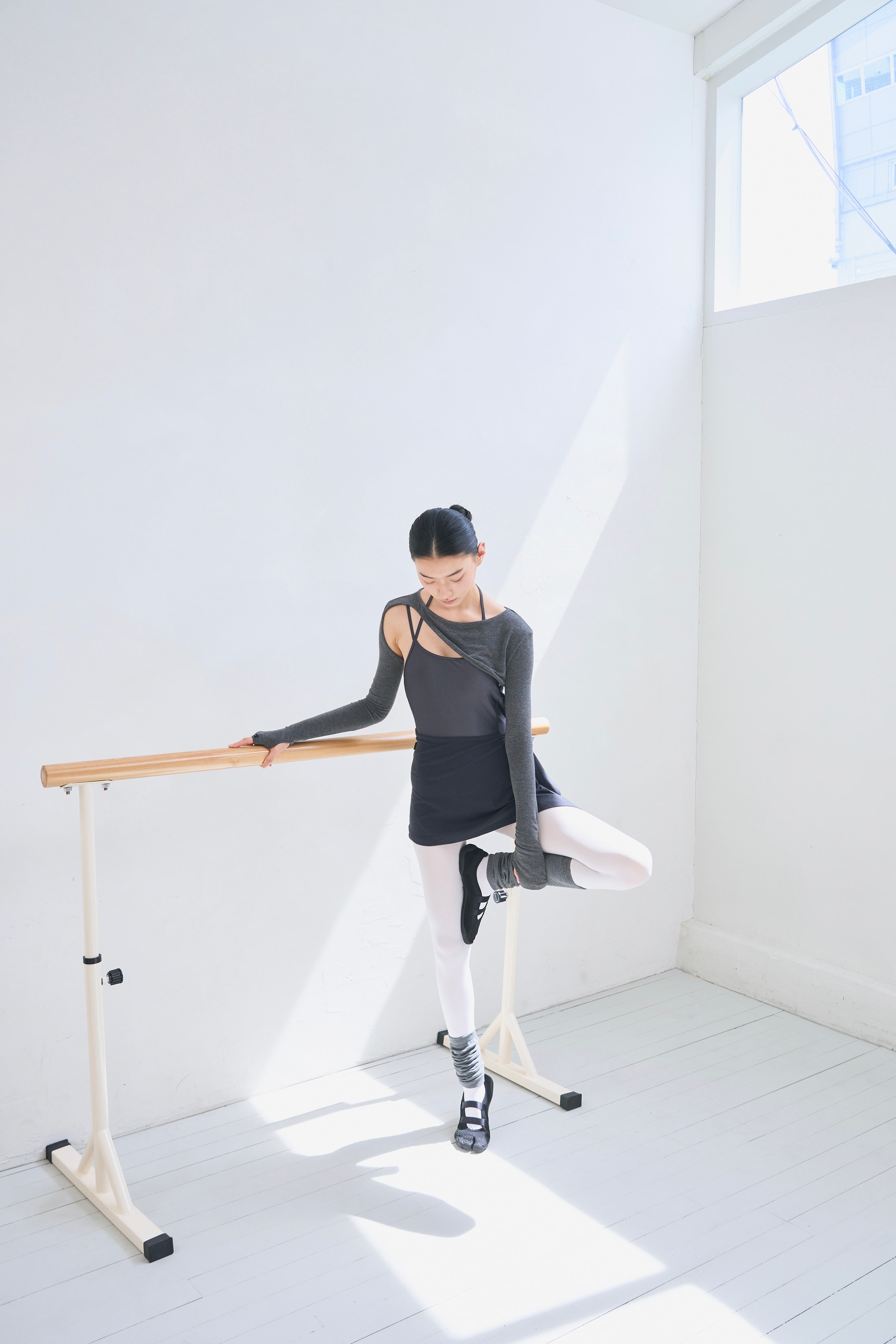 [Reorder]Contour Shrug _ Marl Grey