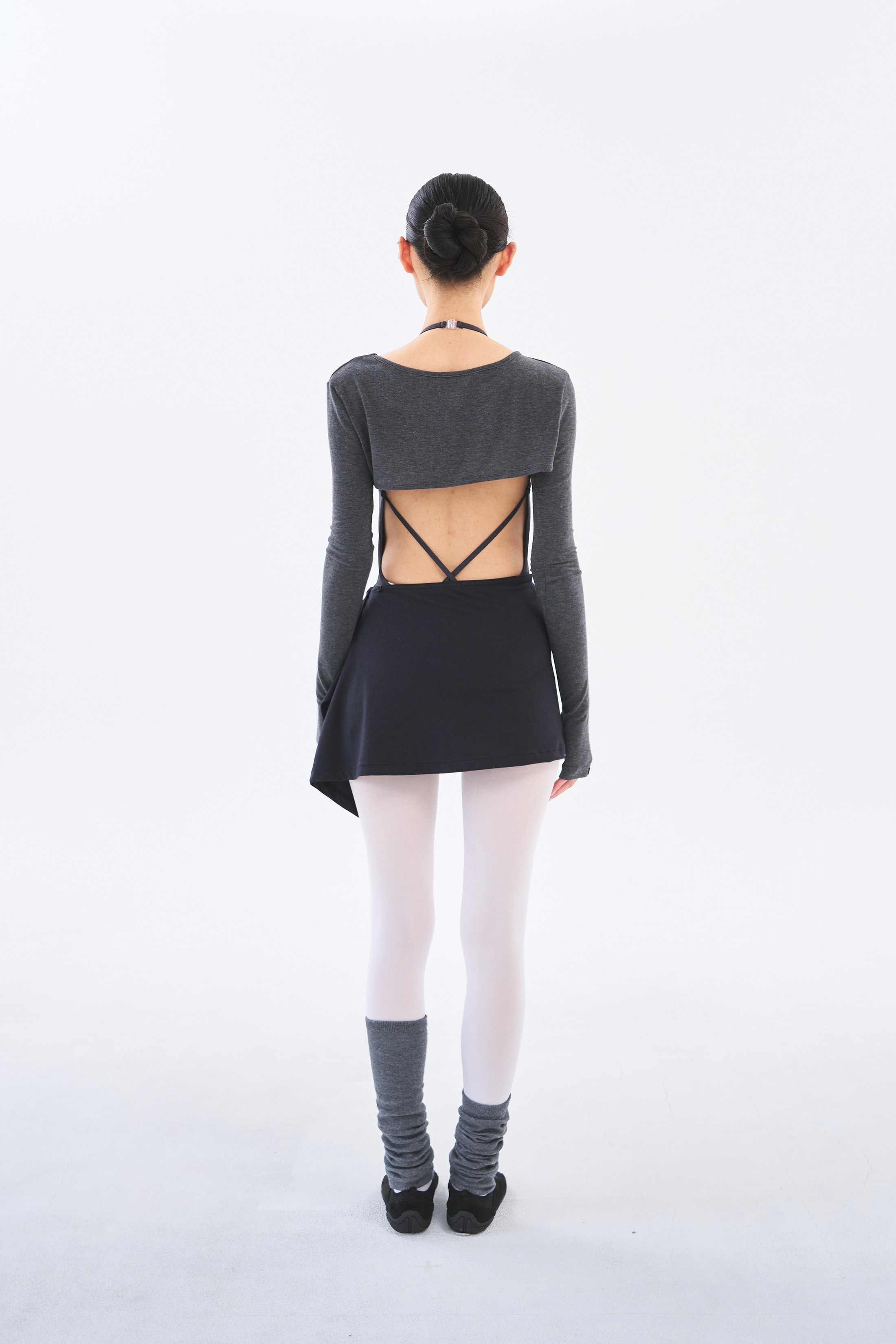 [Reorder]Contour Shrug _ Marl Grey
