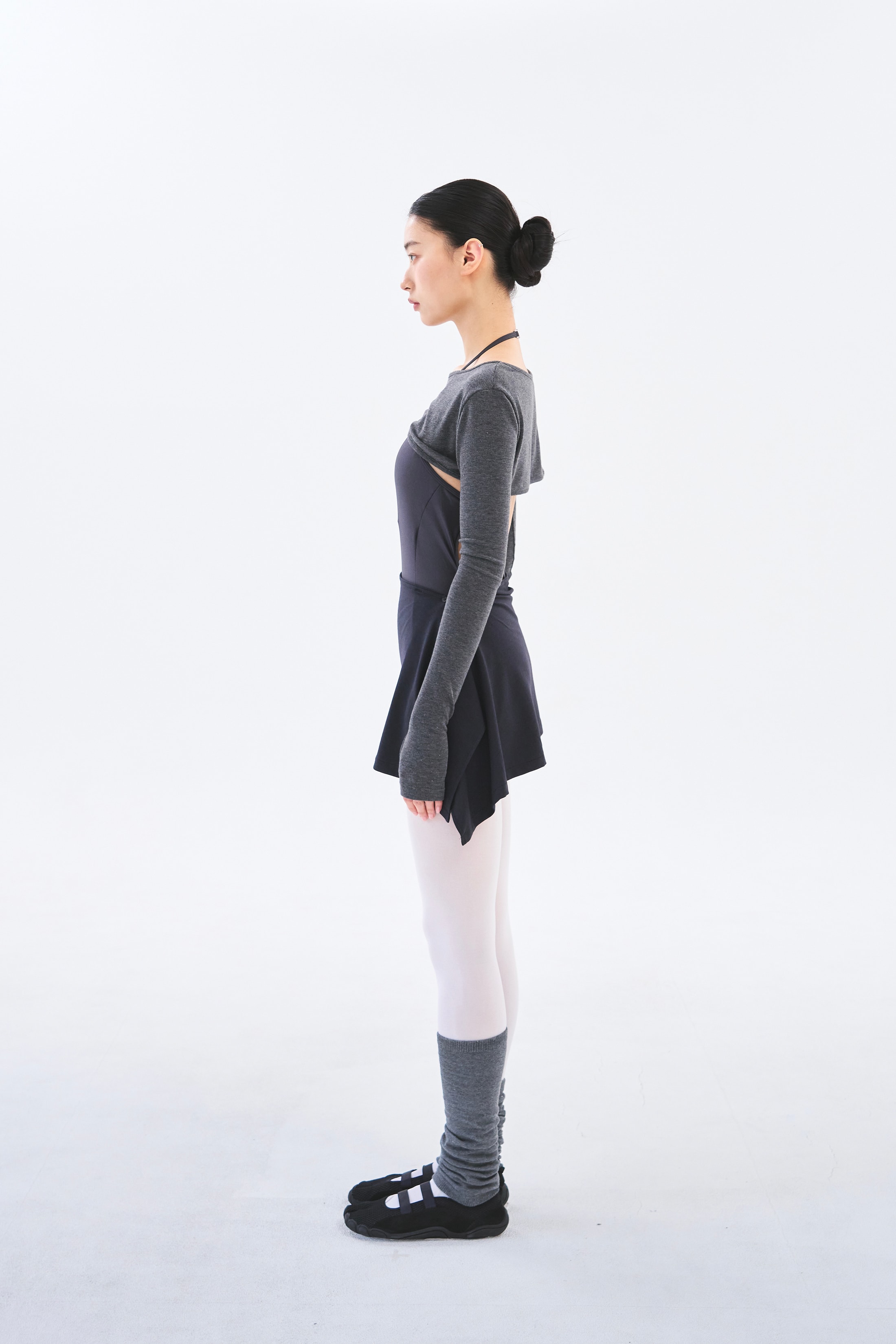 [Reorder]Contour Shrug _ Marl Grey