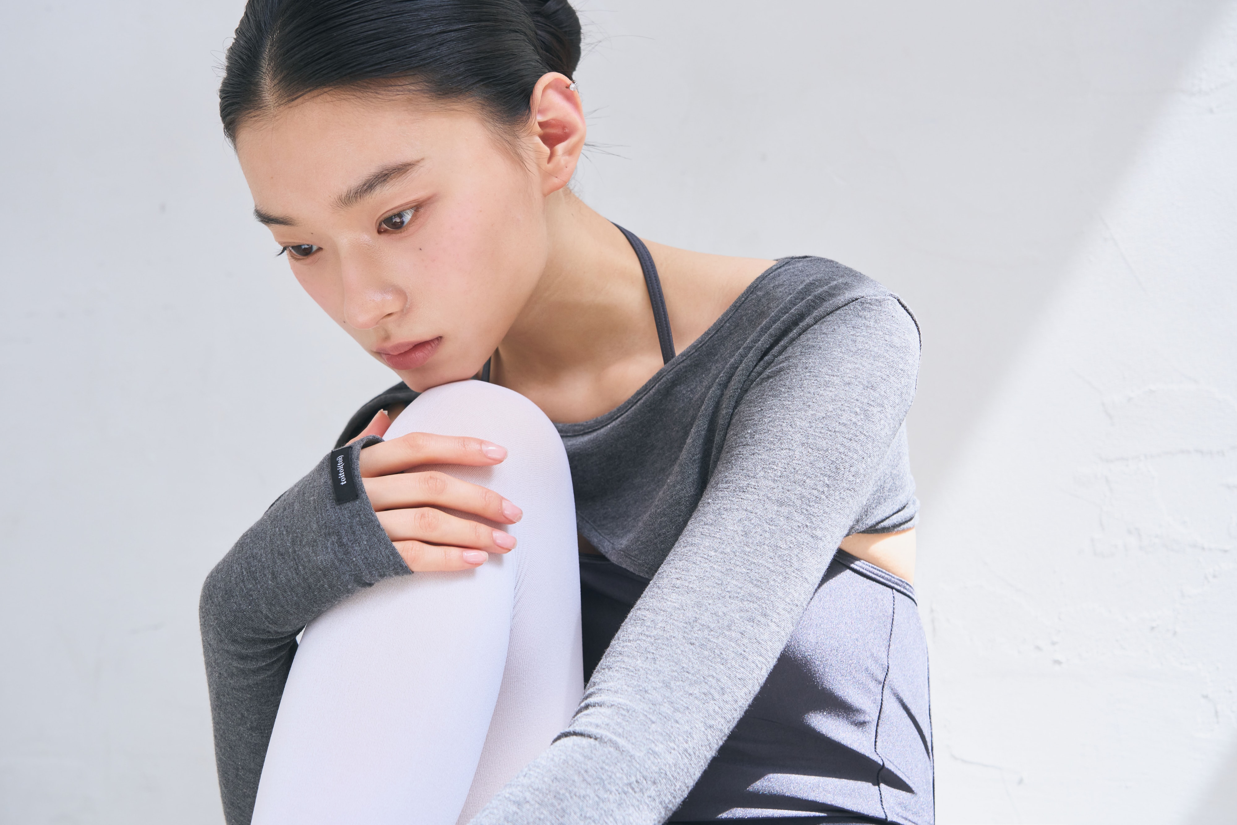 [Reorder]Contour Shrug _ Marl Grey